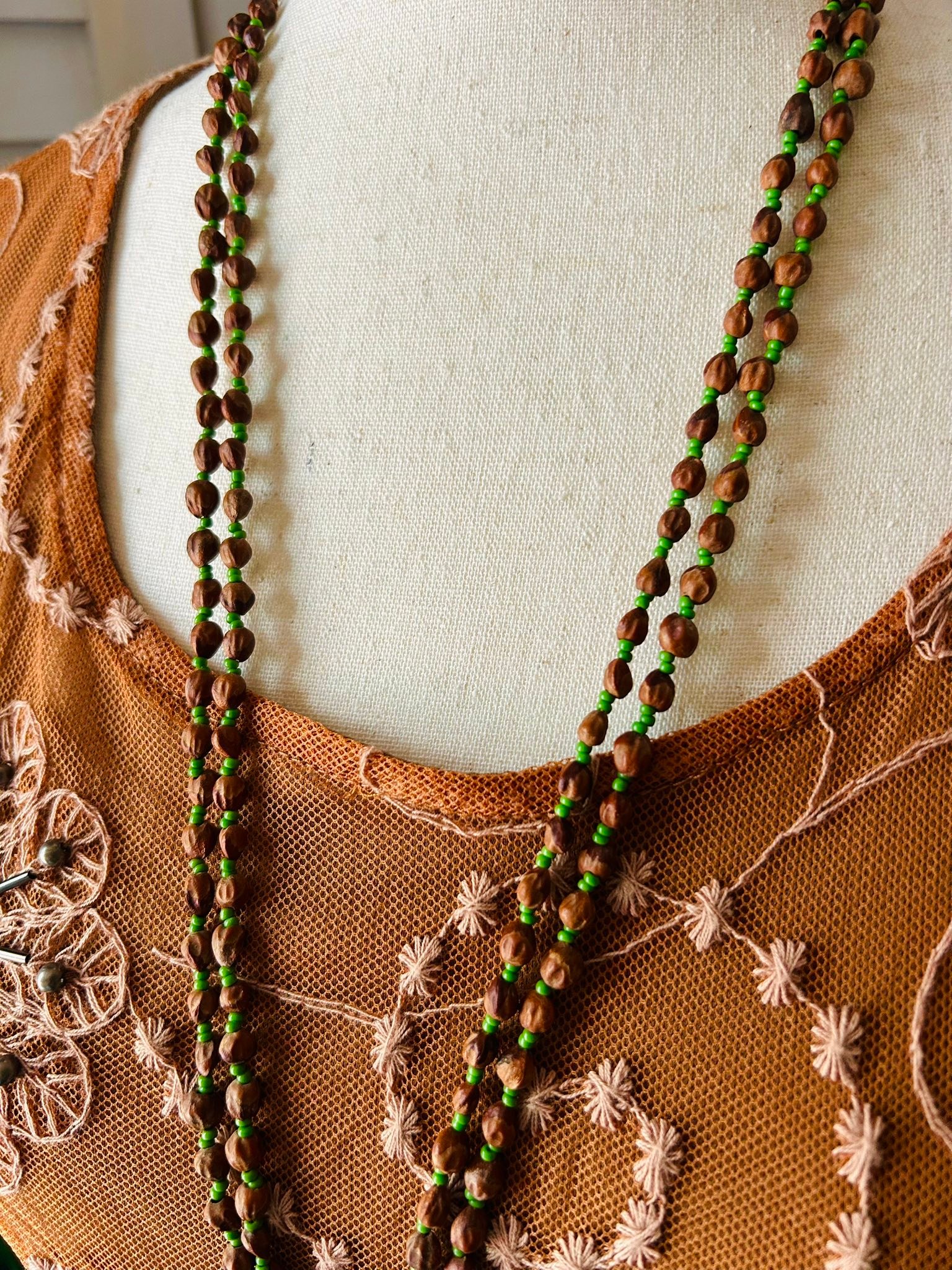 What is the value of Navajo Juniper/Cedar Berry Ghost Beads necklace?