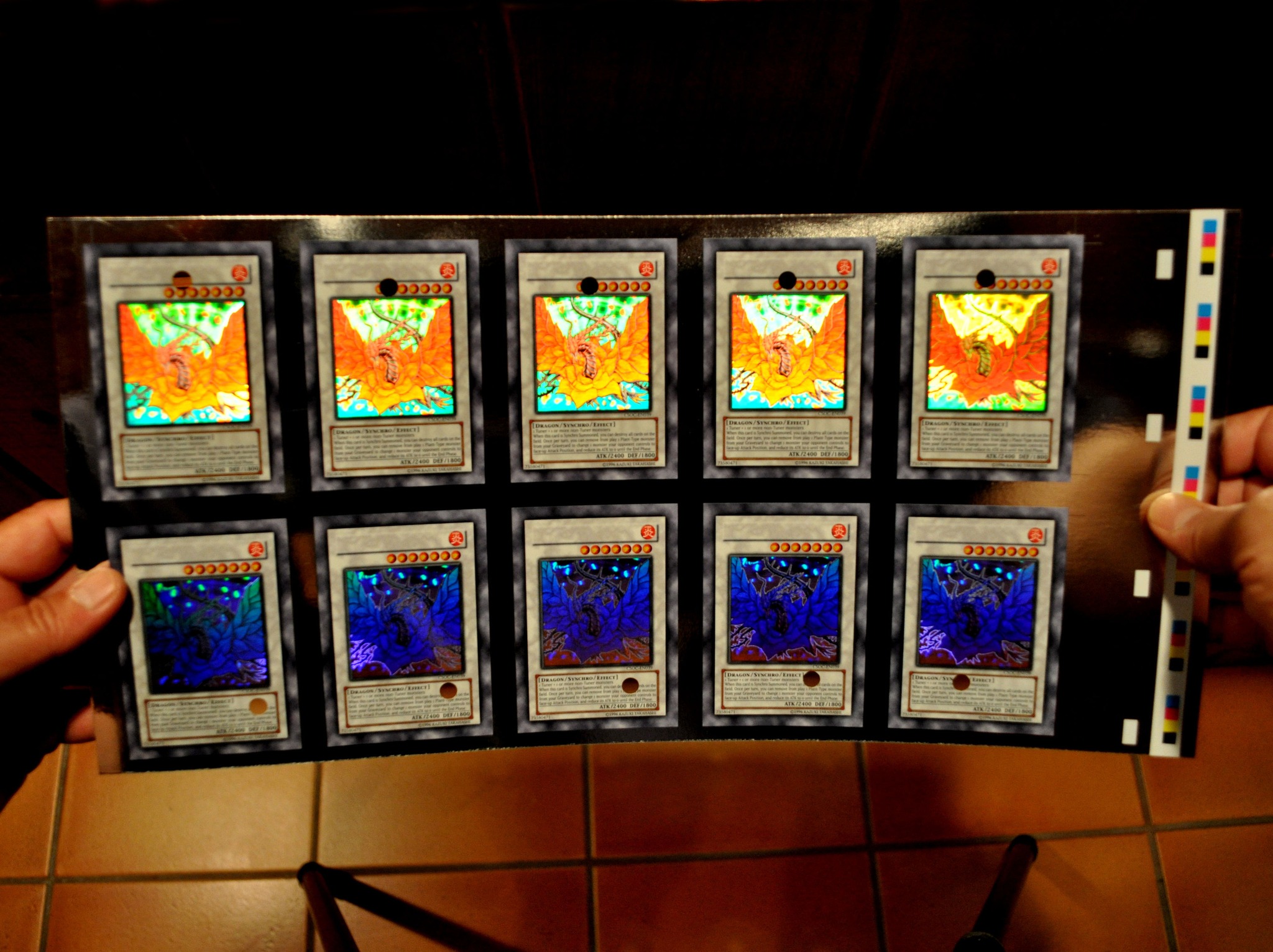 Uncut Yugioh Cards. הססרכ ๑ว๐๐๐๐๐ စာ
