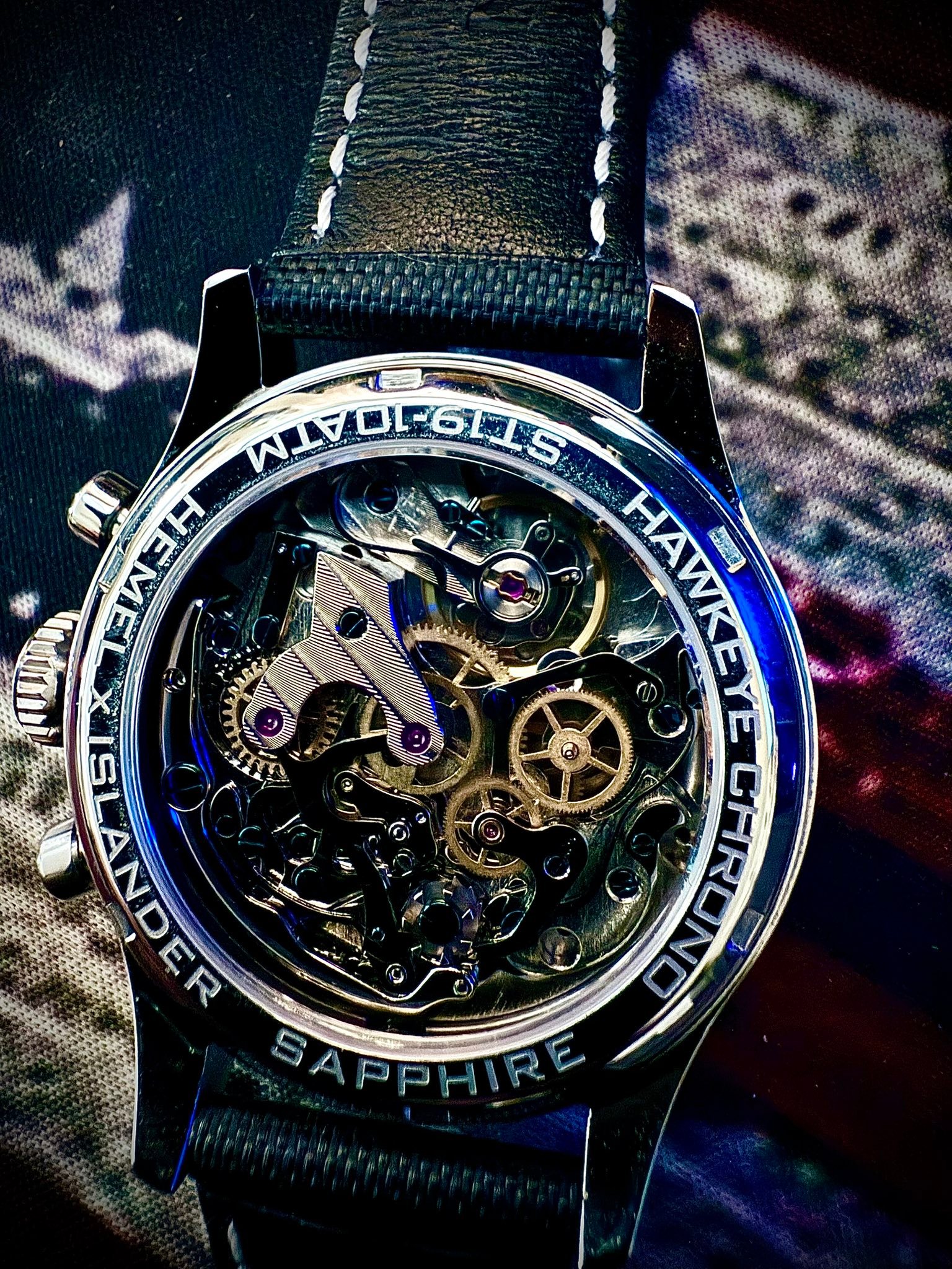 Hemel/Islander Collaboration for Mechanical Chronograph Pilots 