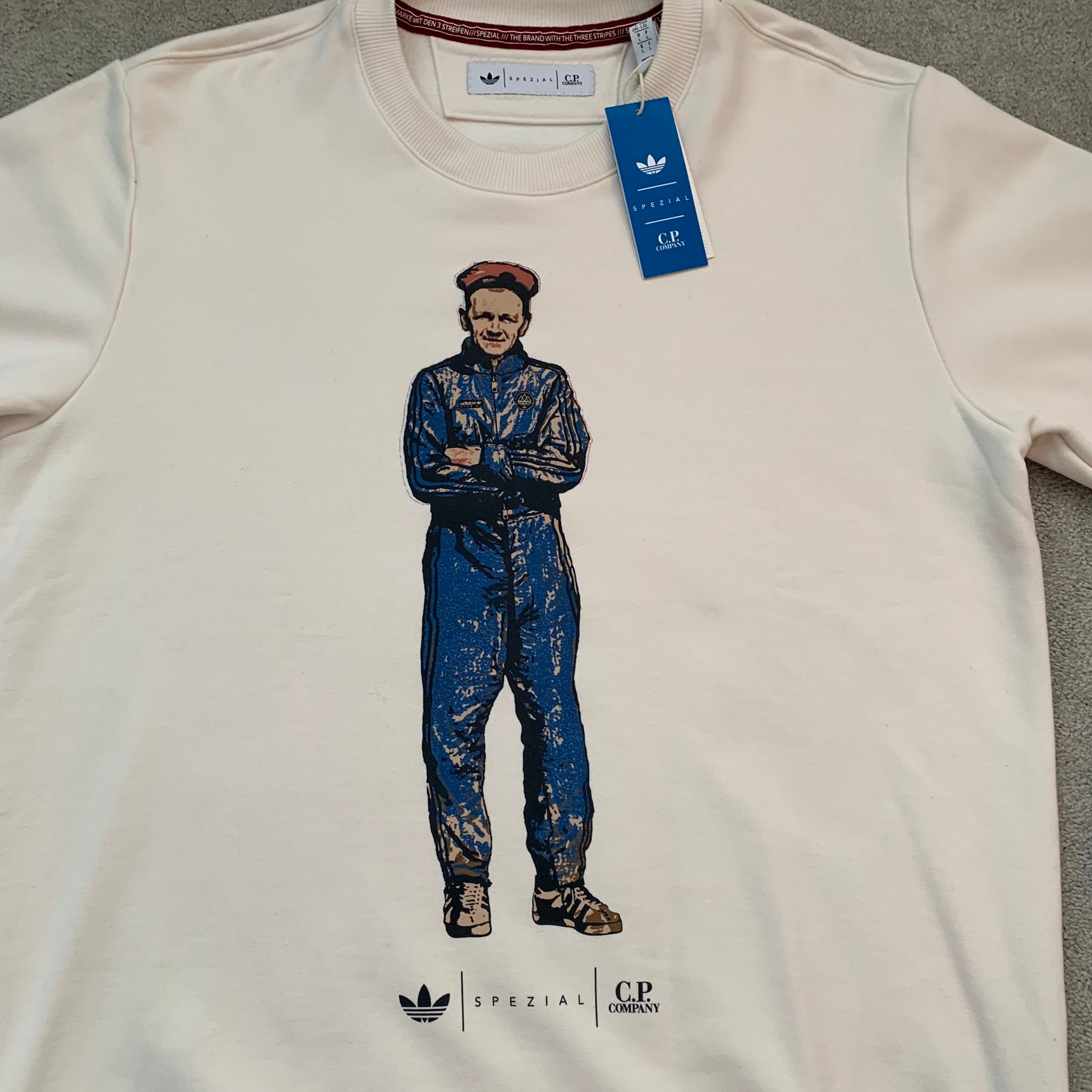 Adidas Spezial CP Company tee for swap