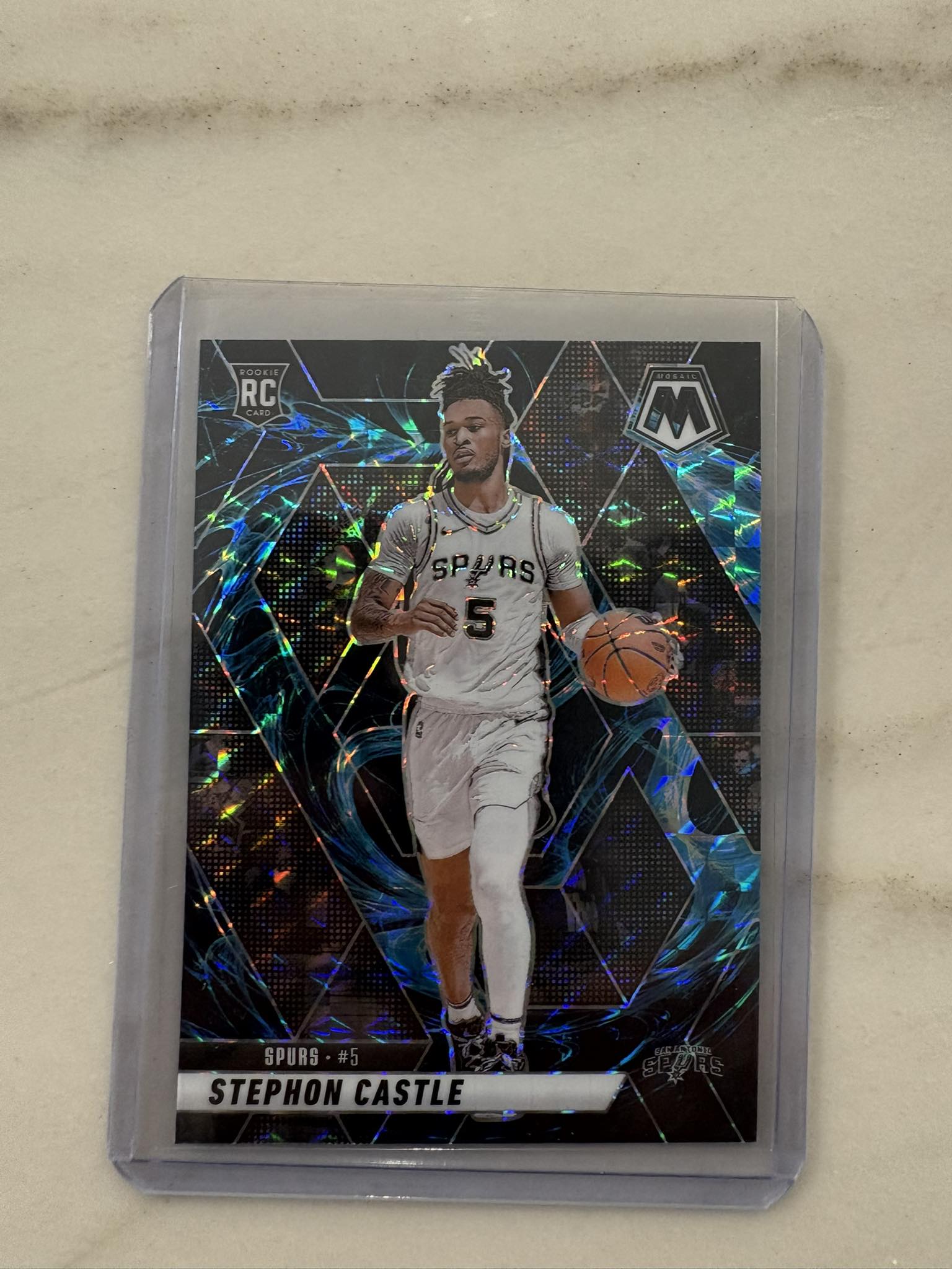 Discovering rare Stephon Castle Spurs RC card
