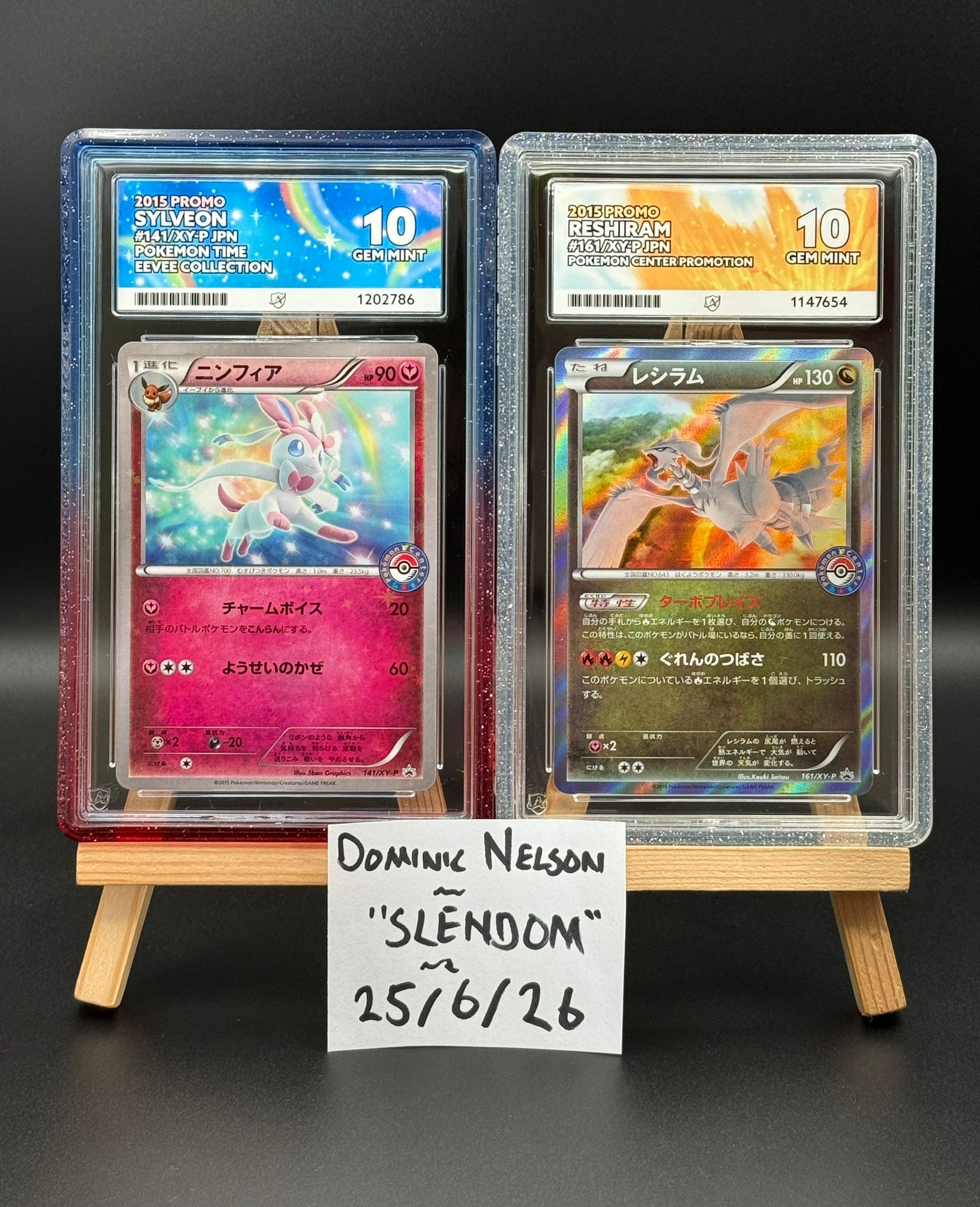 Pokemon XY promos for sale - Sylveon and Reshiram