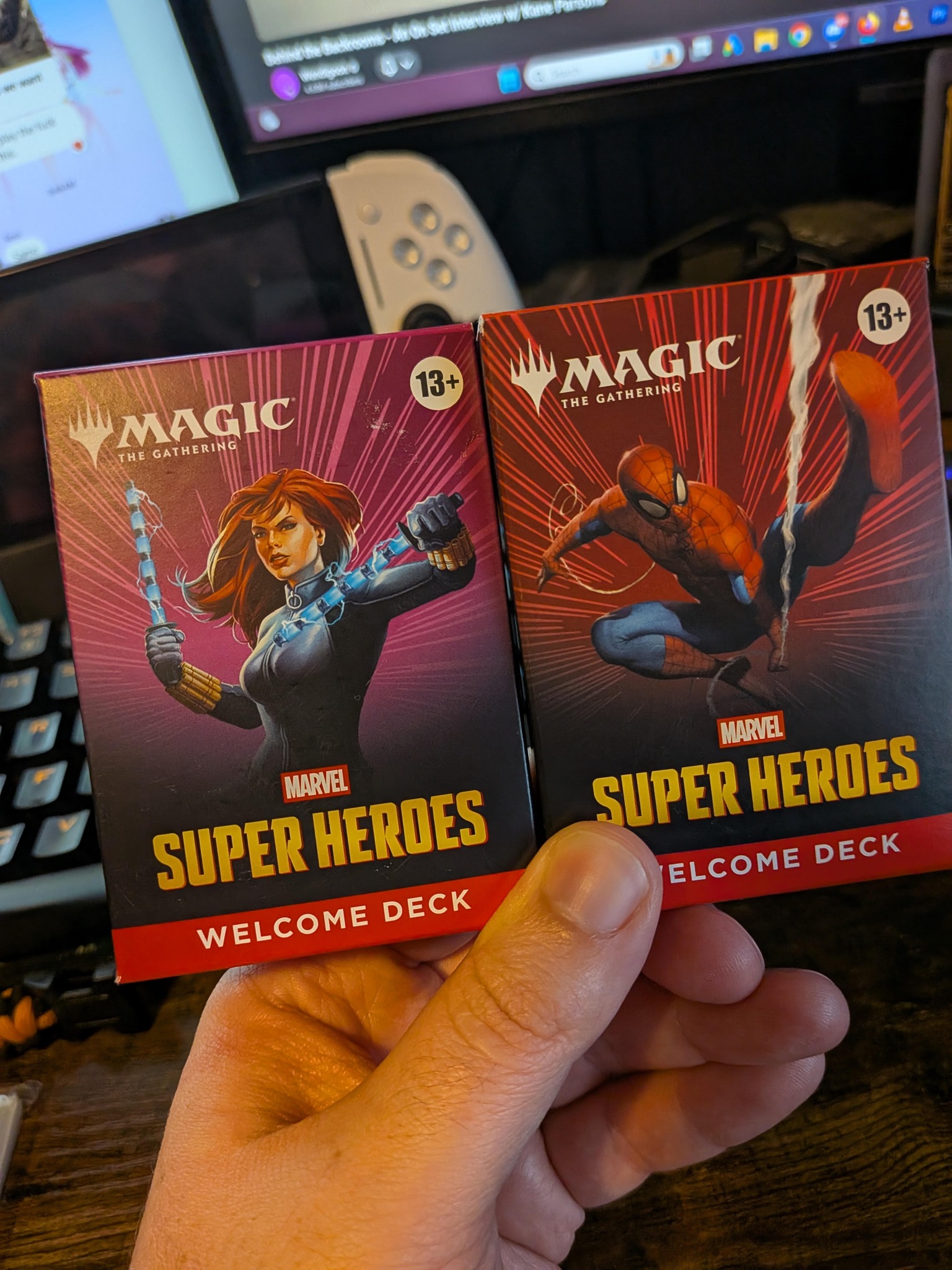 Magic: the Gathering Marvel Super Heroes Welcome Decks haul