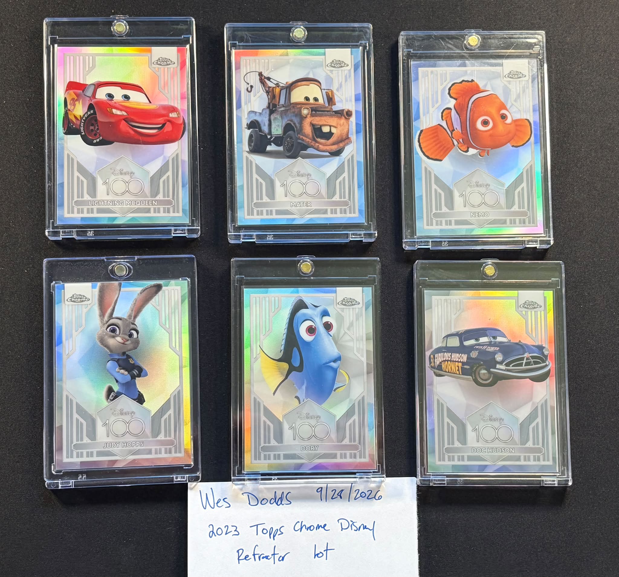 2023 Topps Chrome Disney 100 Refractors for sale