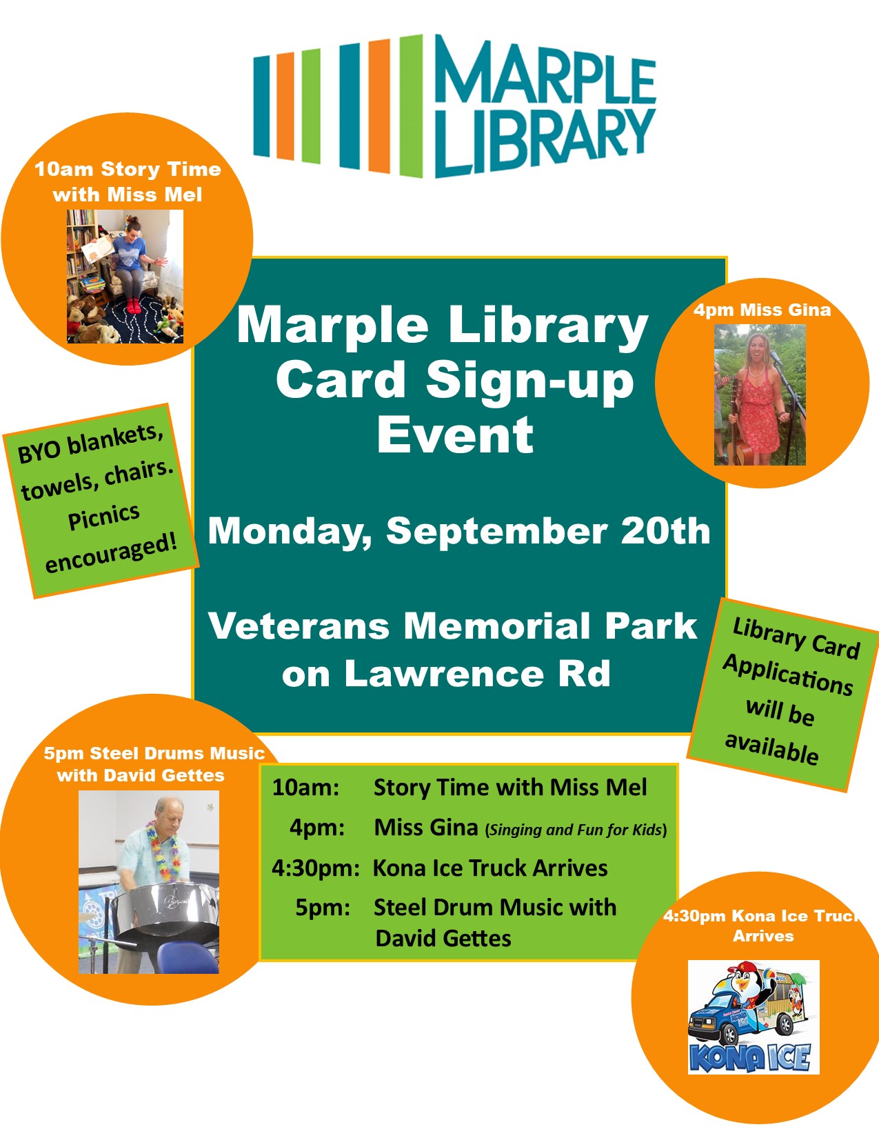 SAVE THE DATE: Monday, September... - Marple Public Library | Facebook
