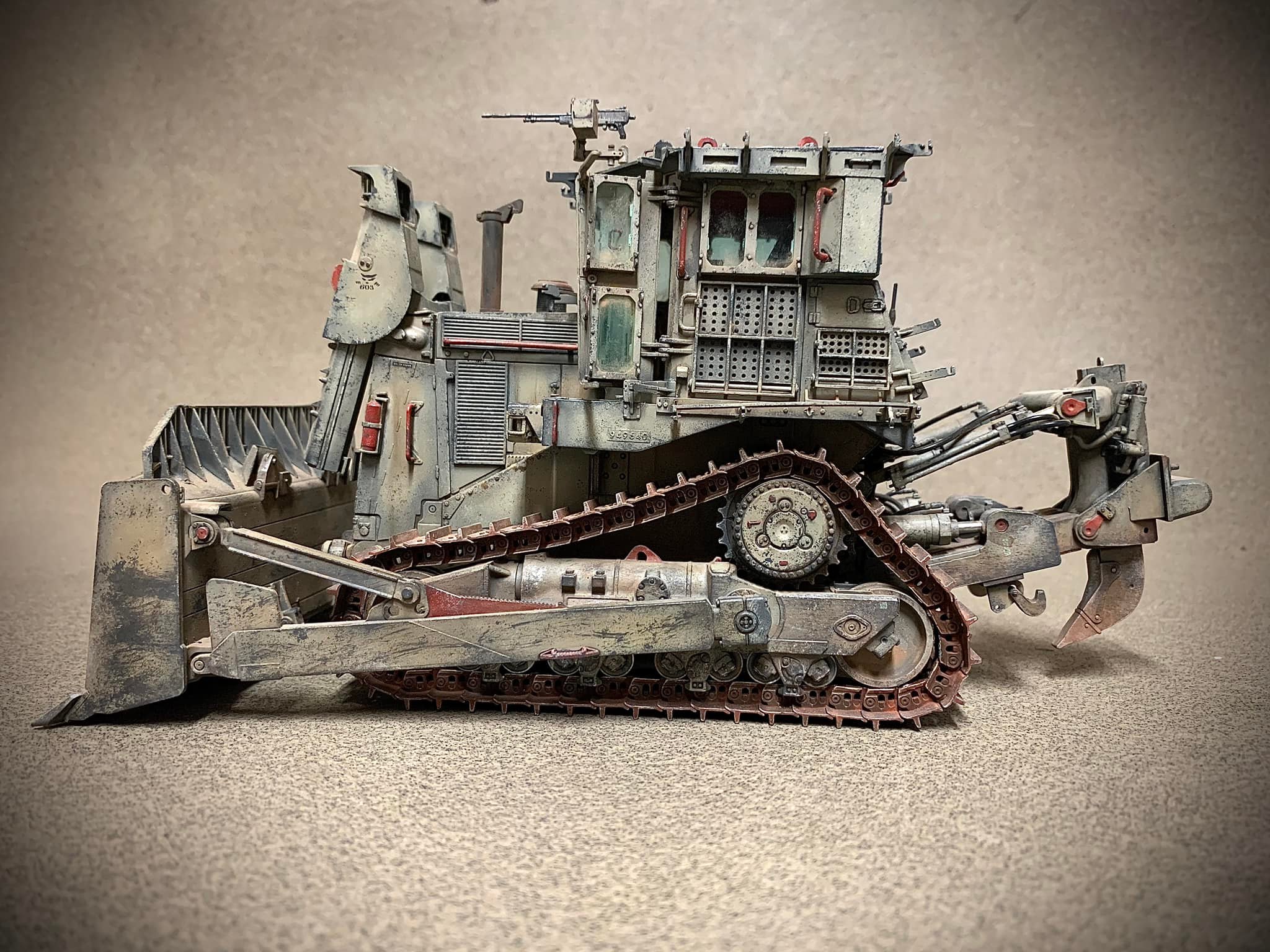 Three new PE sets for MENG 1/35 armoured bulldozer D9R Doobi w