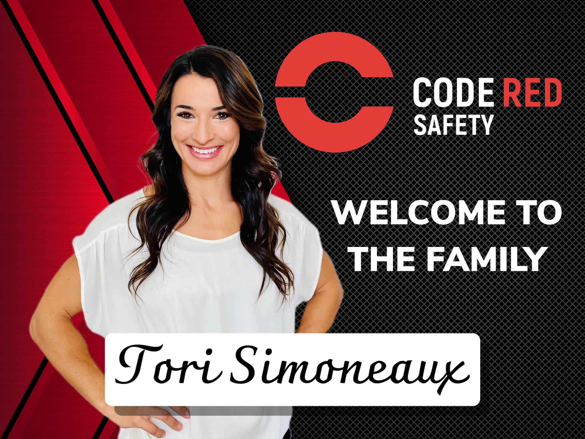 Code Red Safety - We are pleased to announce that Tori... | Facebook