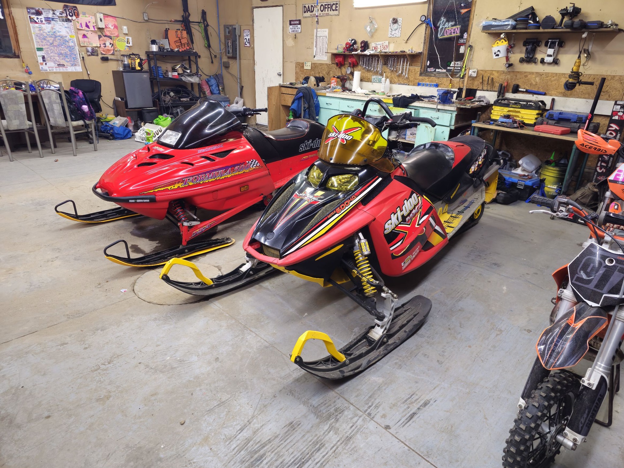 2005 Ski-Doo MXZ Renegade snowmobile found in yard after 11 years