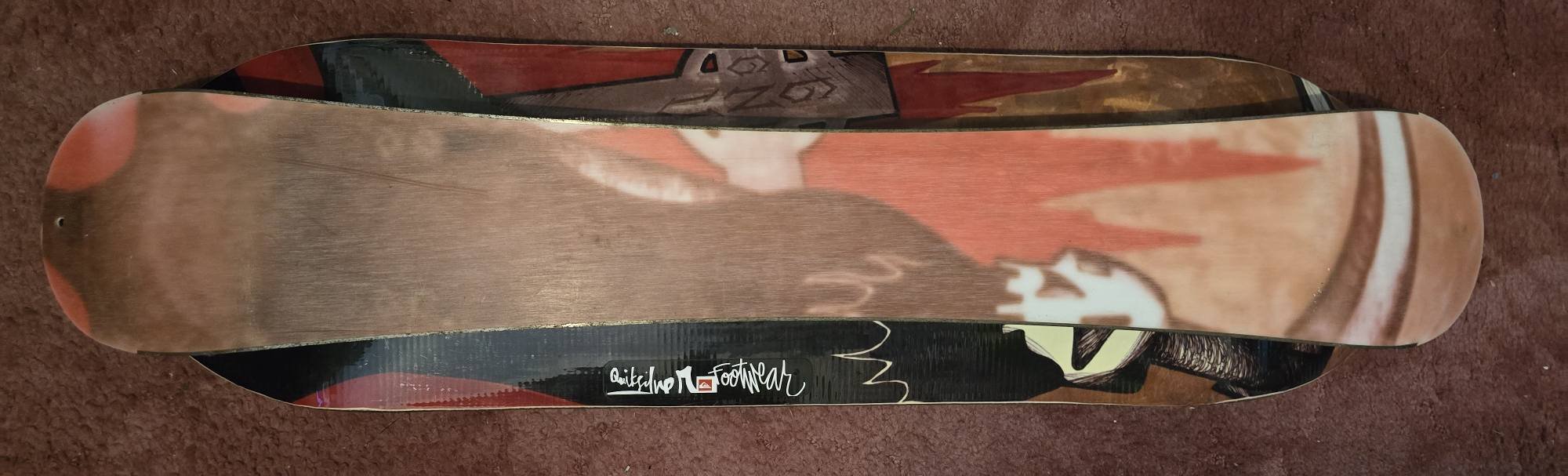 Vintage 2002 GNU Danny Kass snow skate with Bent Metal bindings