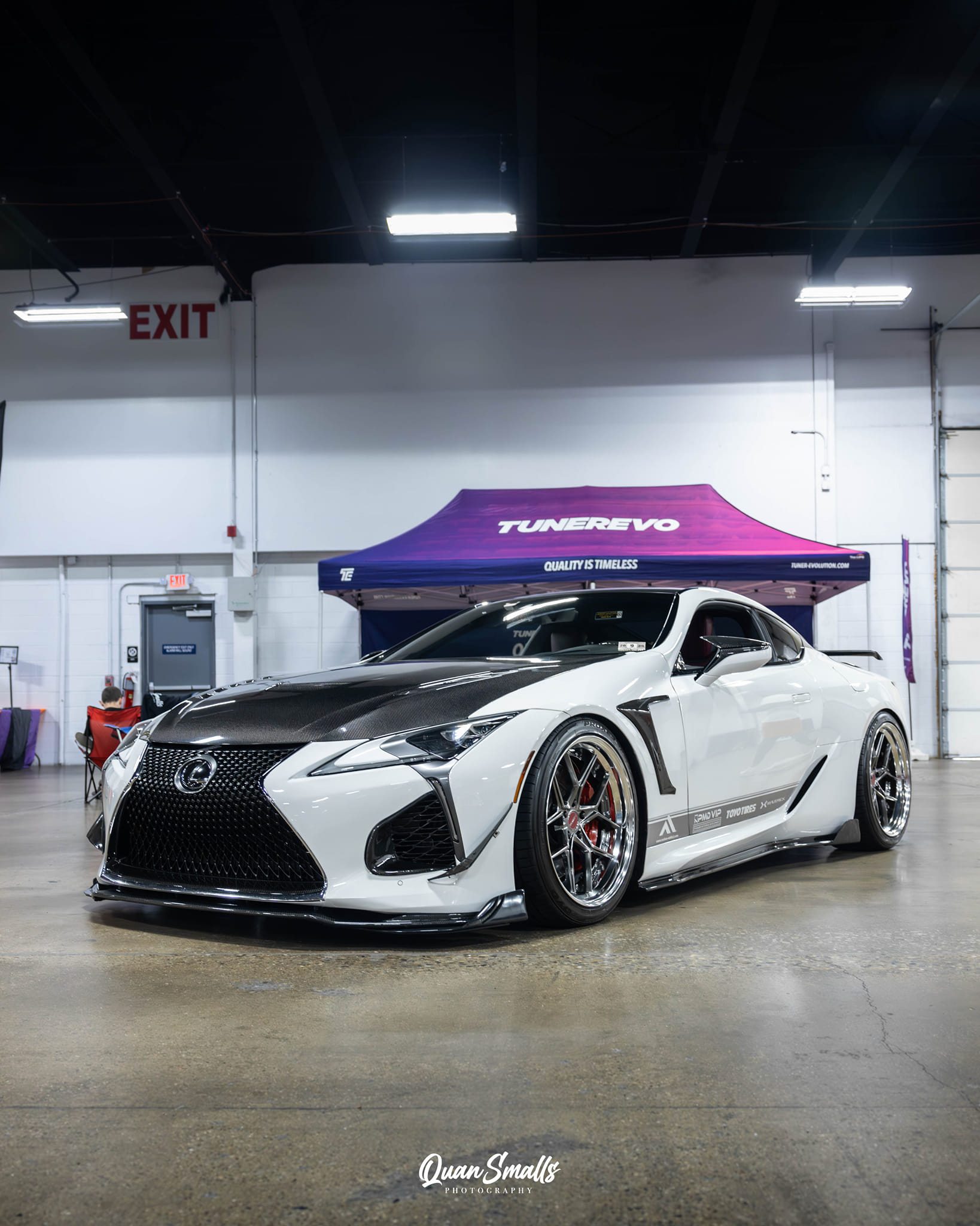 Lexus LC 500 with Weds Wheels' Maverick 2pc 21-inch wheels