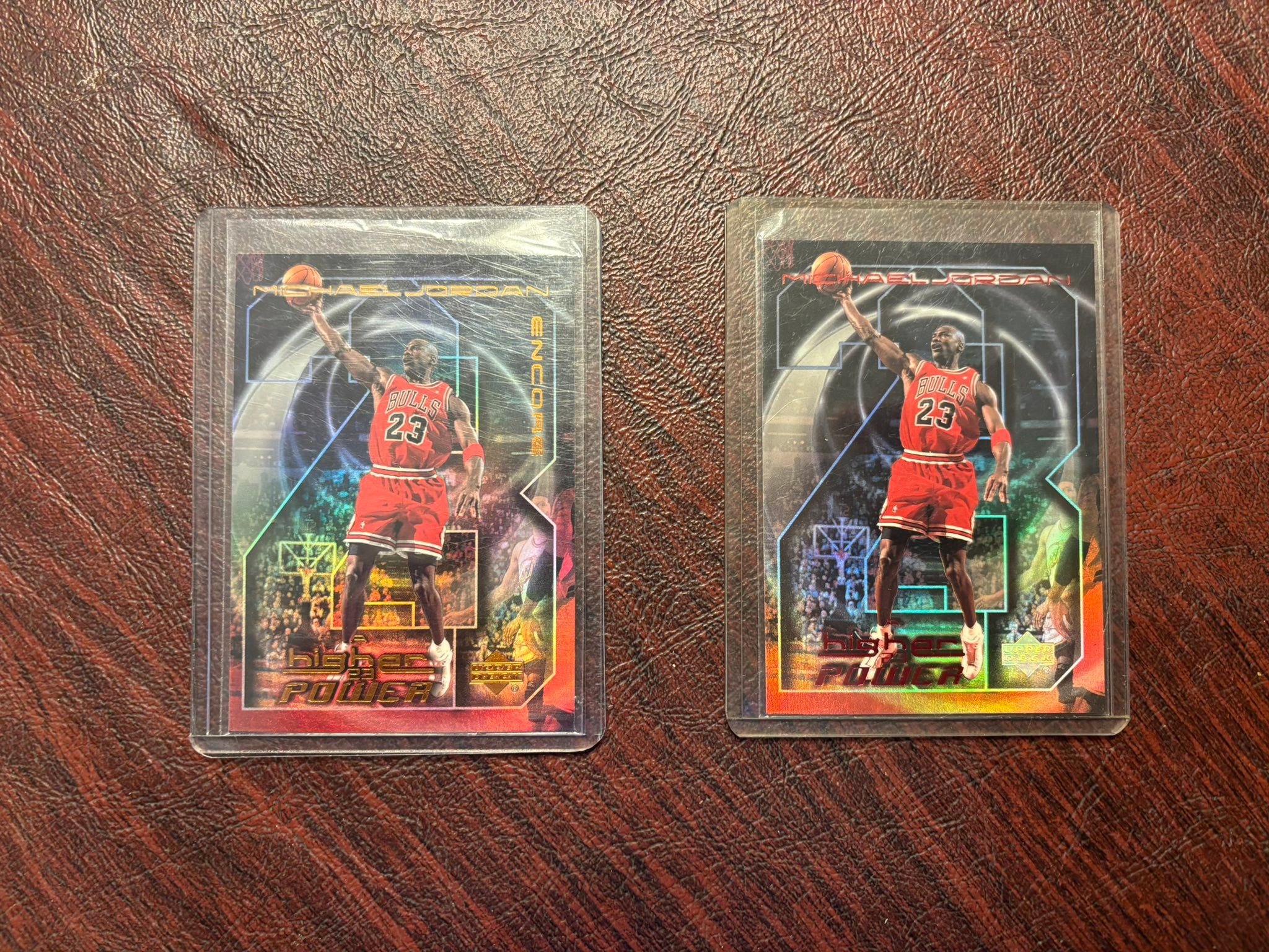 What is the story on the 1999-2000 Michael Jordan A Higher Power 