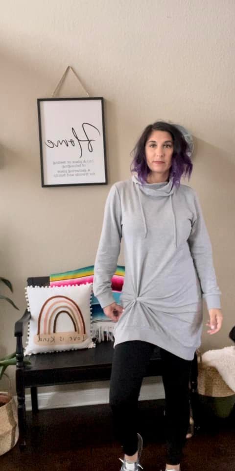 grey dress with leggings Aldi gray sweatshirt review LowStock:42673102094387