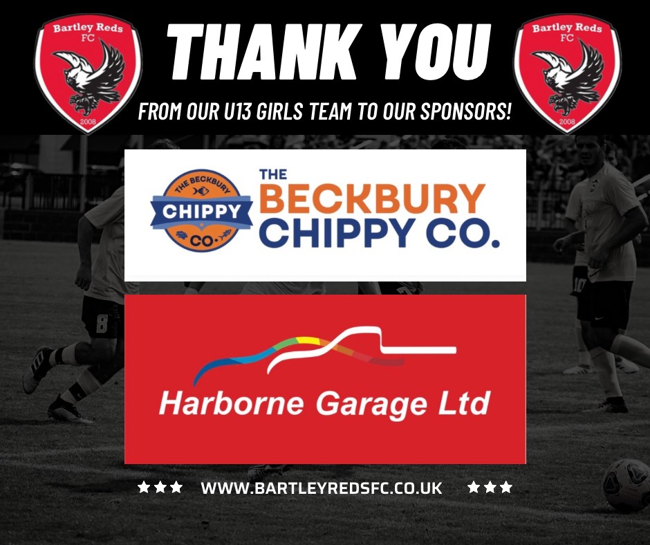 Bartley Reds FC - 🚨New Sponsors🚨 We are delighted to... | Facebook