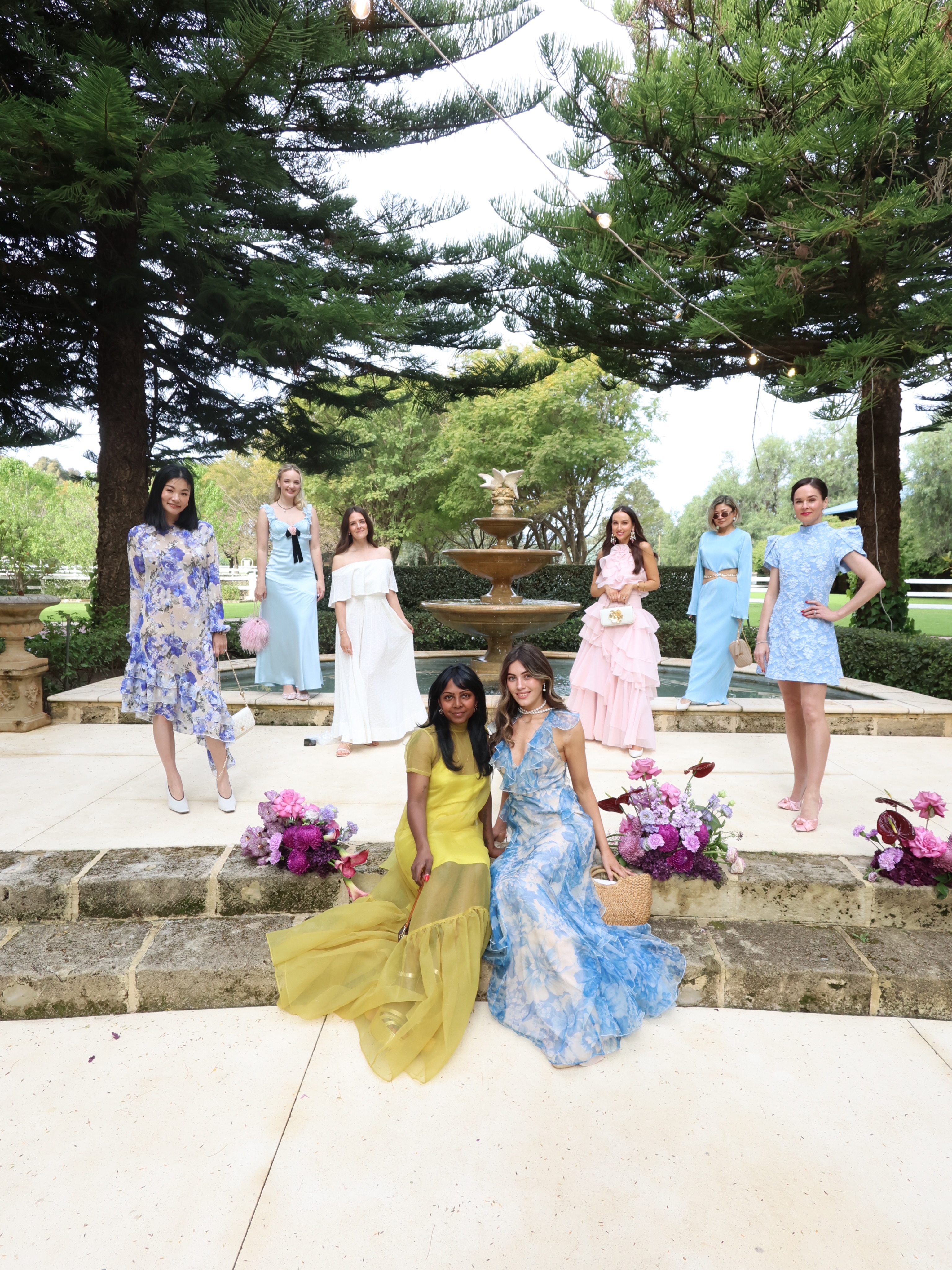 ladies and gents bridesmaid dresses The most divine, splendid afternoon surrounded by a gathering of impeccably dressed gents. ✨🩵🪻 I don't think I've ever seen so much beauty gathered in one place. Thank you Charlie backyard wedding guest outfit