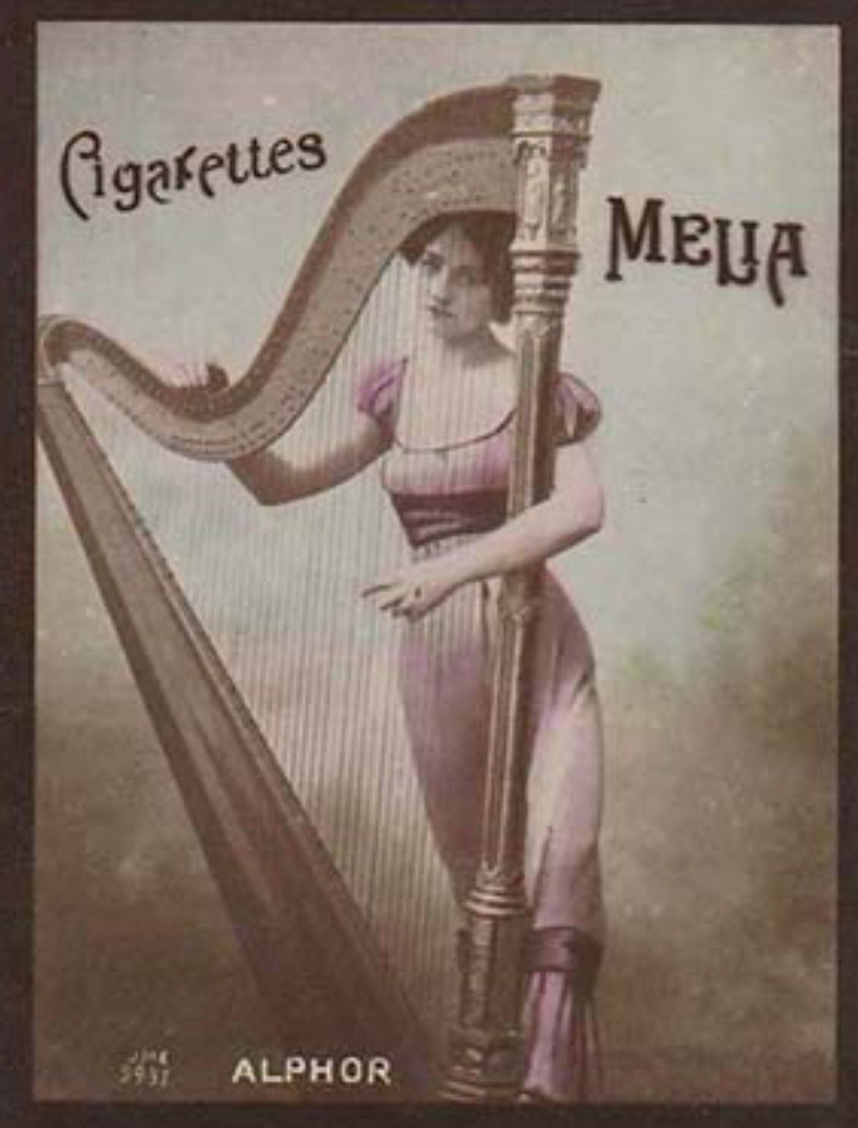 Vintage Algerian cigarette card from Josep Maria Canellas studio
