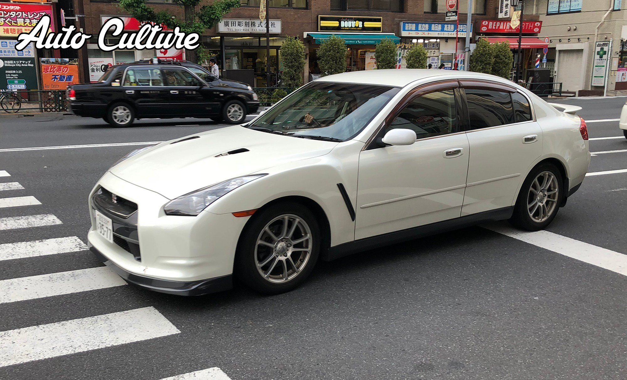 Nissan Skyline V35 with V37 Front End and R35 GT-R Rear End Conversion