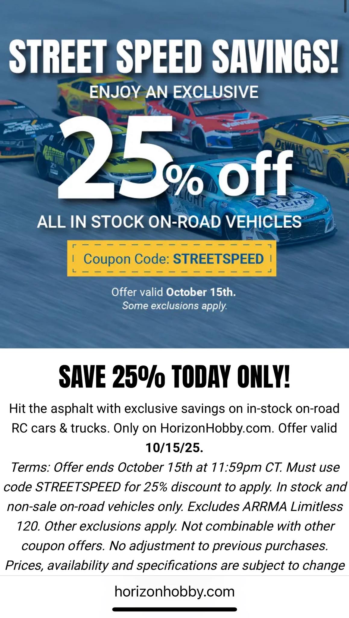 DEAF R/C Group | TODAY ONLY!! Nice discount, use STREETSPEED PROMO CODE ...