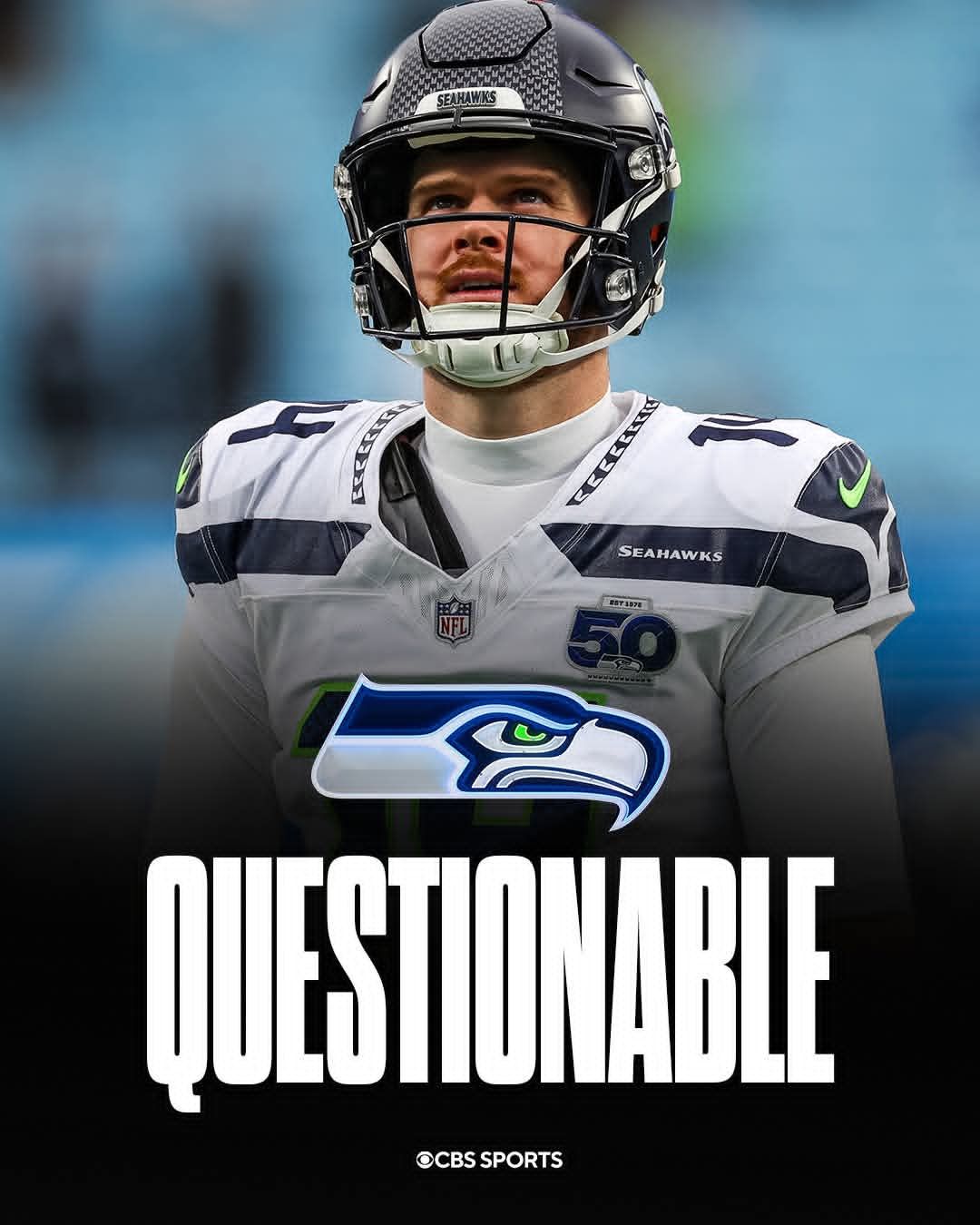NFL Fans Down Under | Darnold is officially questionable for this ...