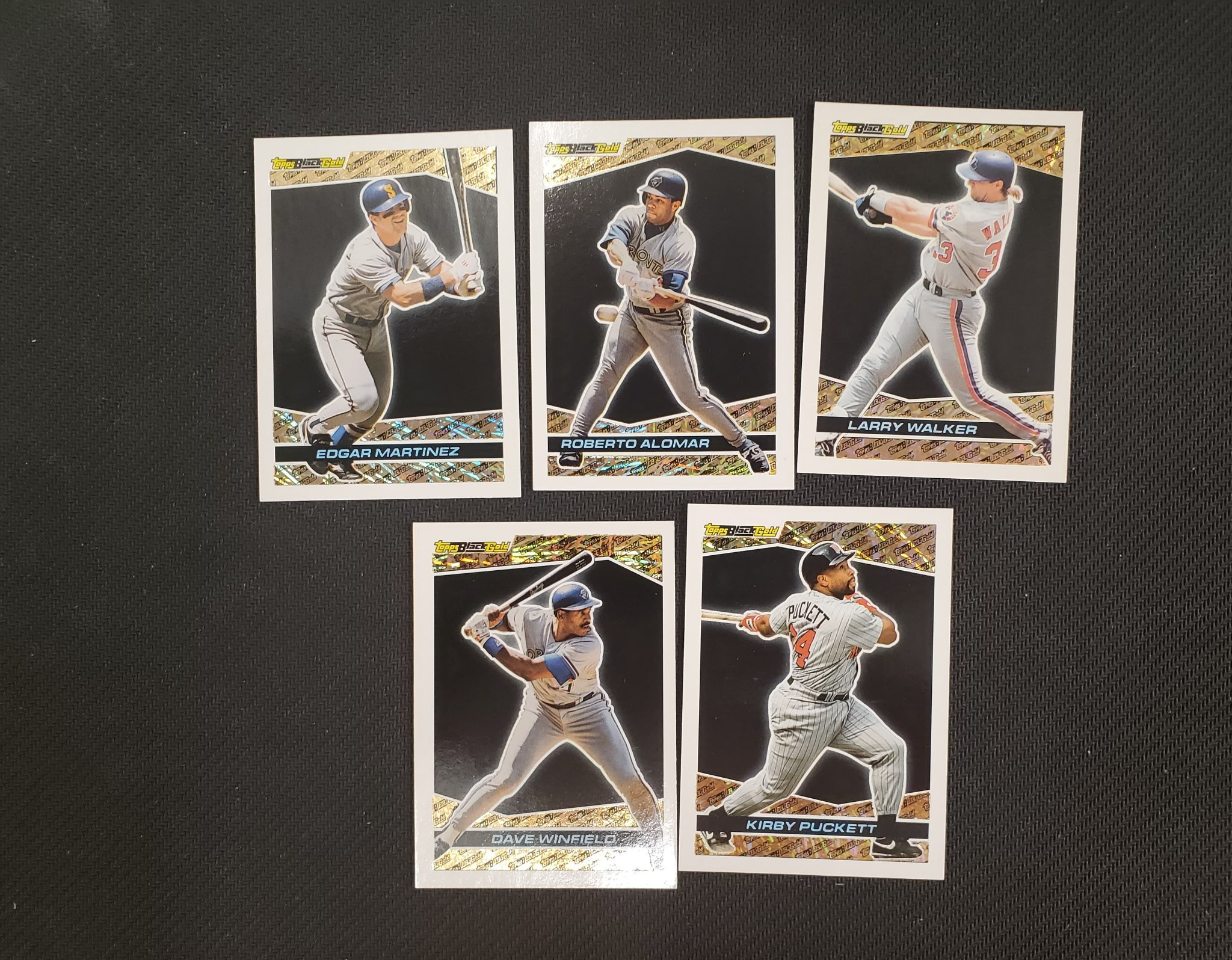 1993 Topps Black Gold MLB cards auction at Jim and Steve