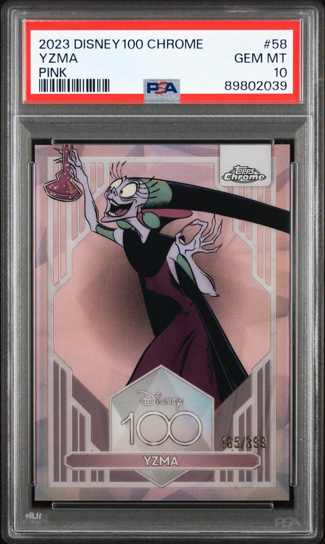 Topps Chrome Disney100 BALOO pink 399 2023 Topps Chrome Disney 100