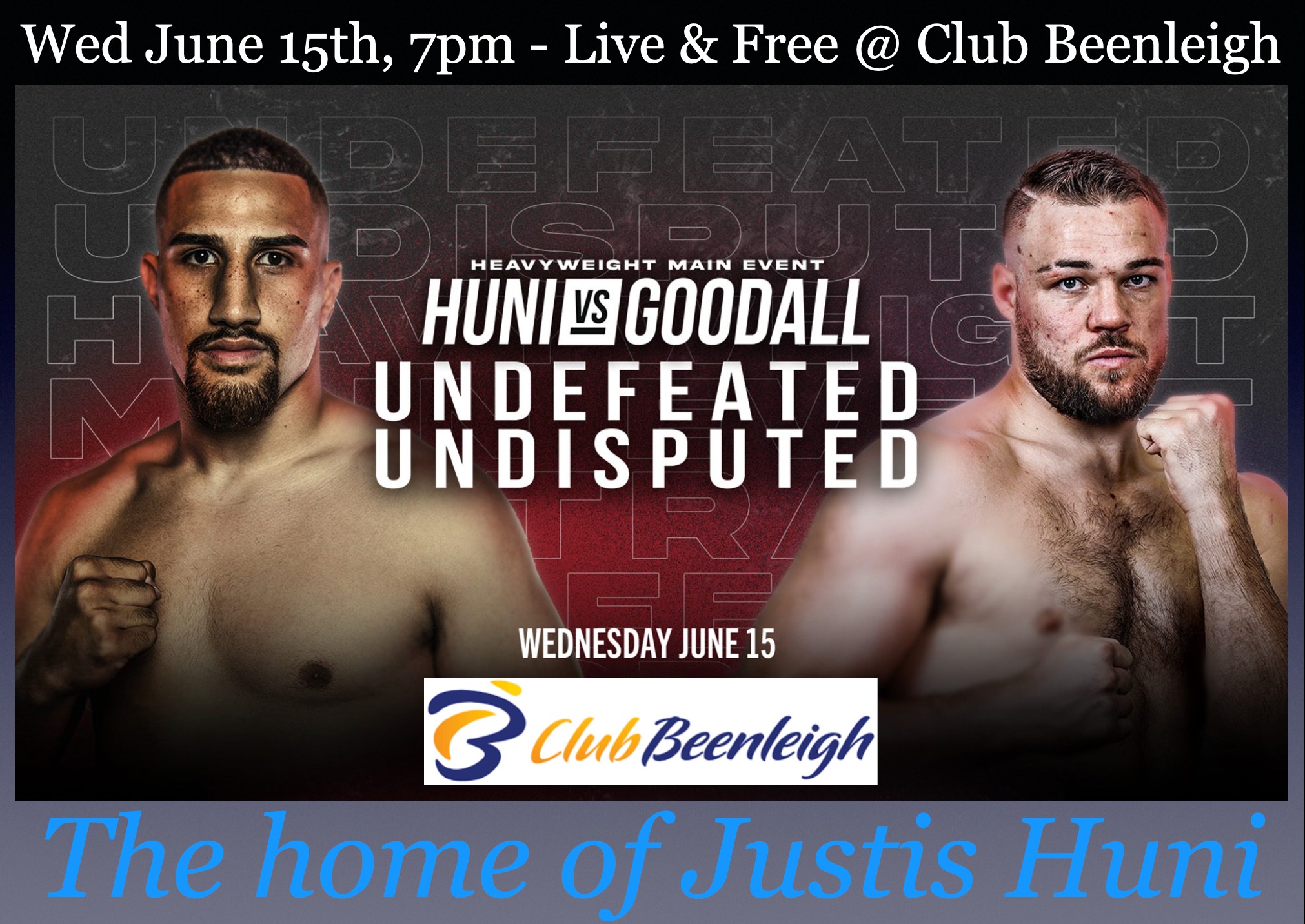 Gatecrash - Our own boxing superstar Justis Huni hits the ring agin ...