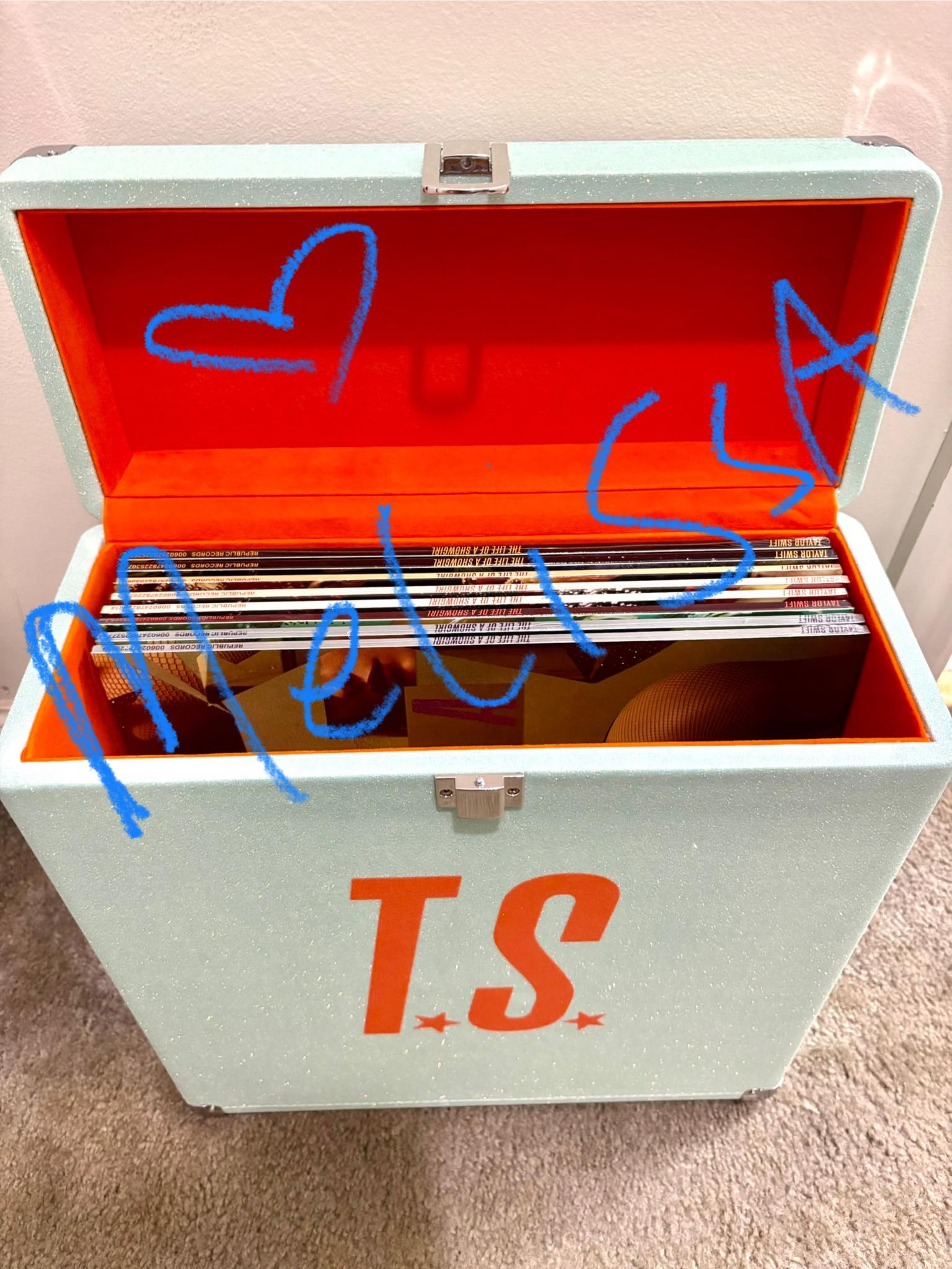 Complete life of a showgirl vinyl collection display picture 1
