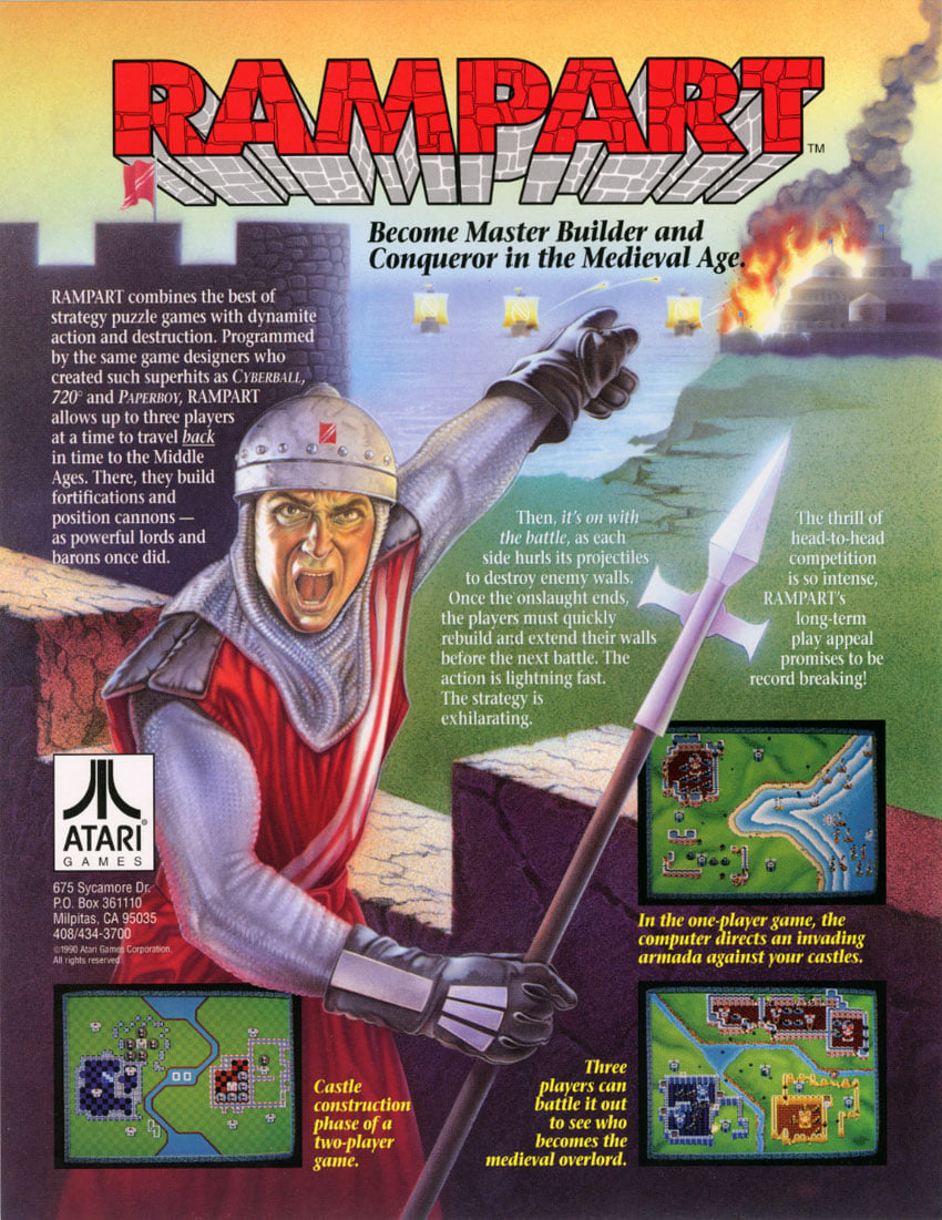 Rampart! A unique game for the time it was released. A strategy