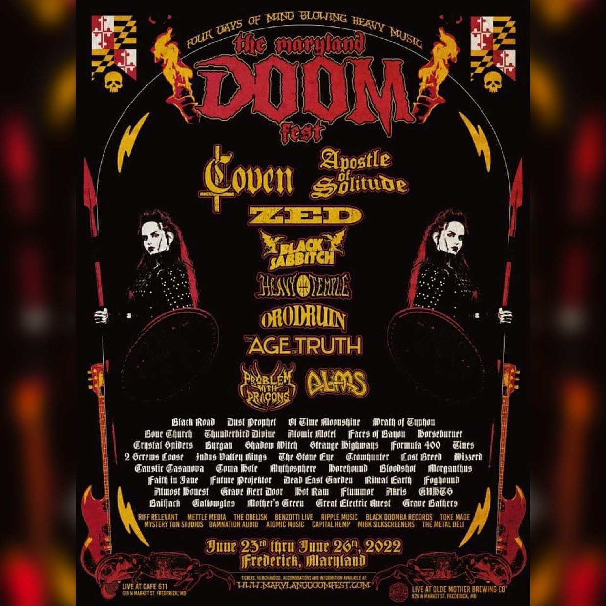 THE MARYLAND DOOM FEST 2022... - Problem With Dragons