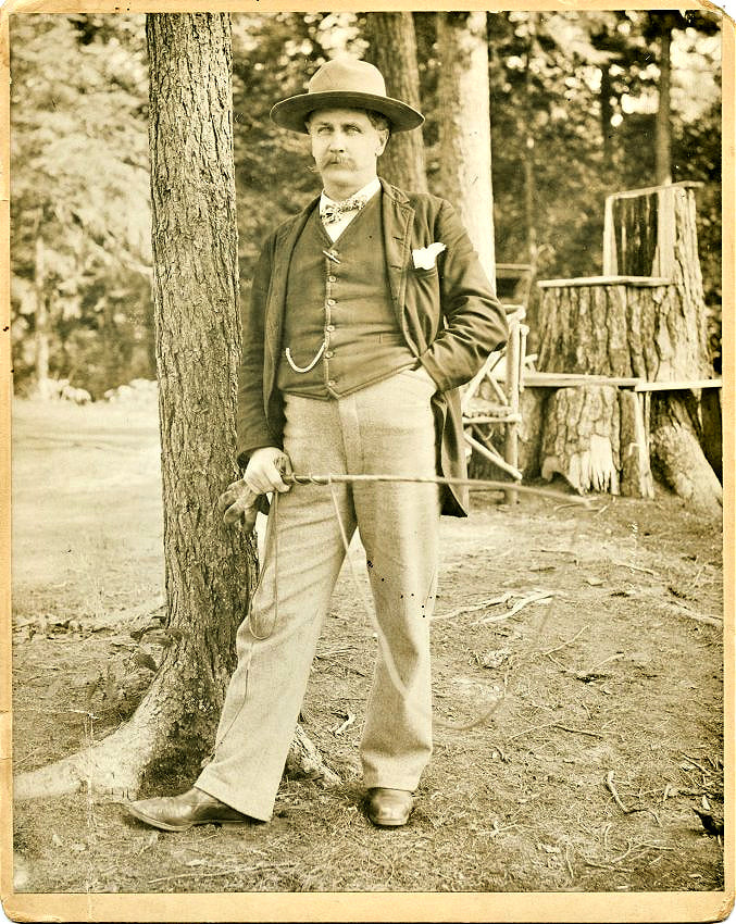 Well-known stagecoach driver in the Adirondacks