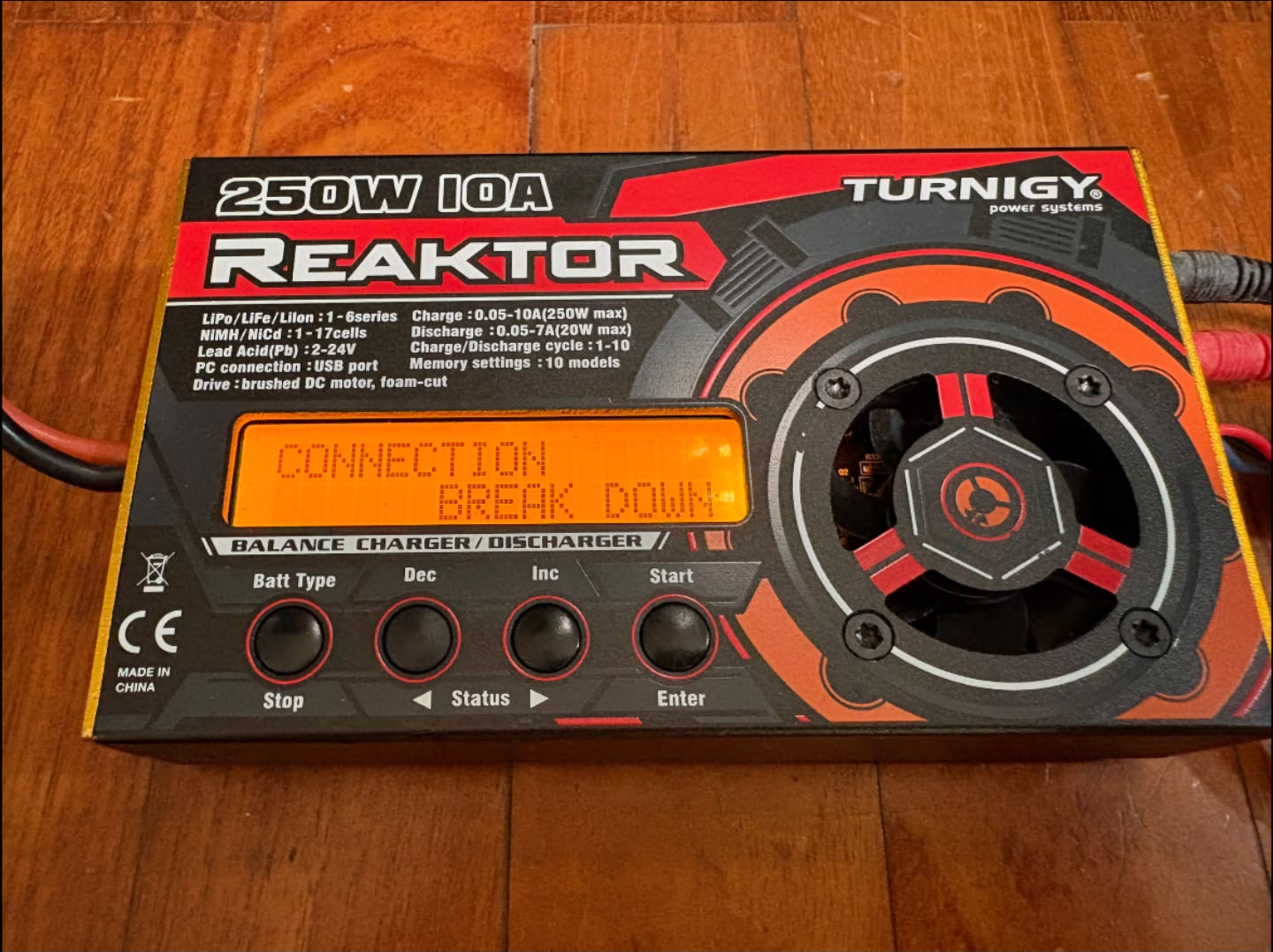 How to repair Turnigy 250W 10A Reaktor balance charger with