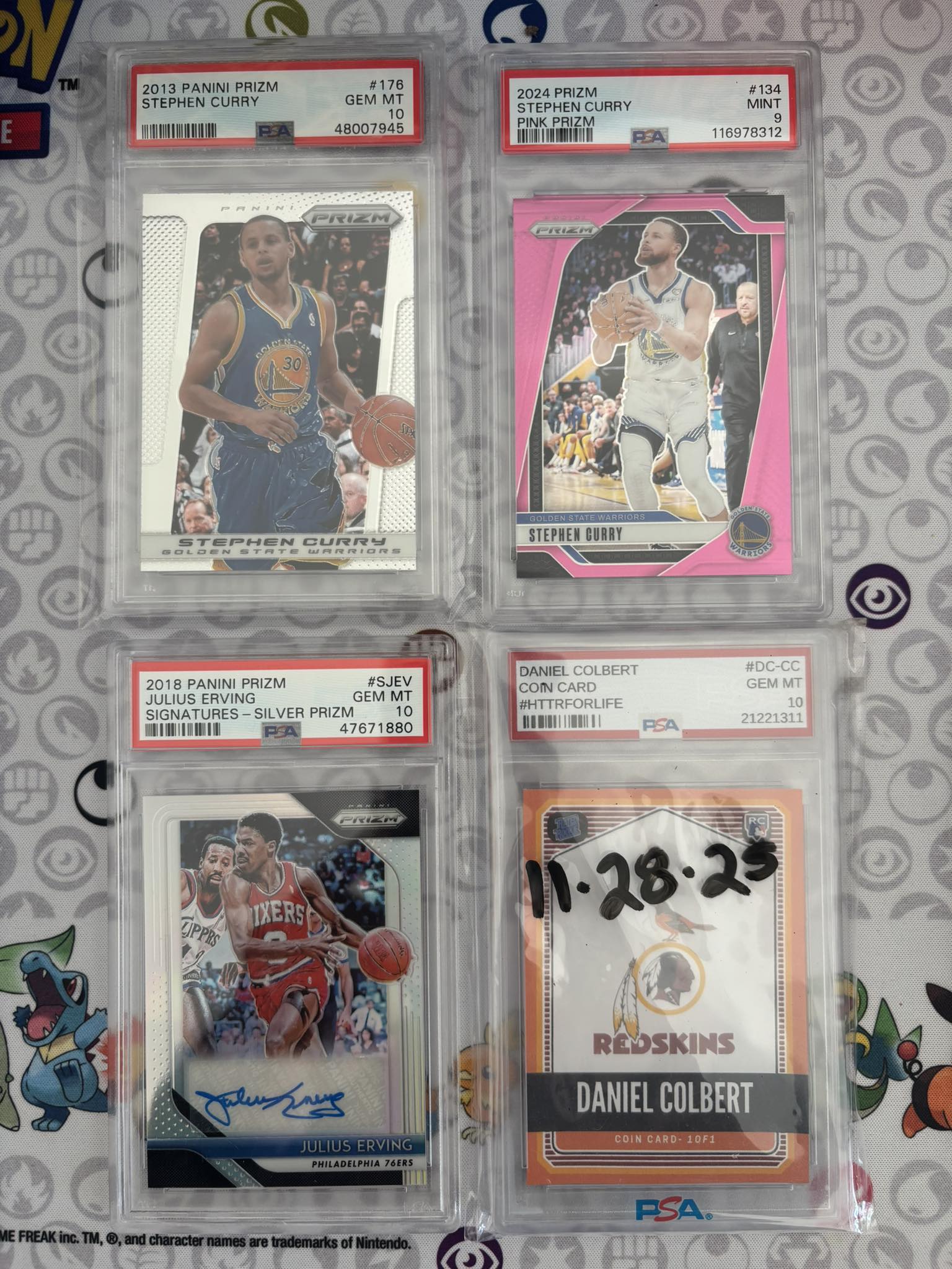 Curry pink prizm card for sale