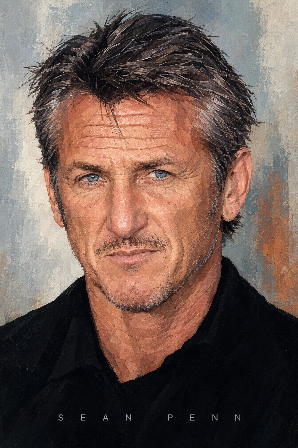絵画 Sean Penn HAPPY BIRTHDAY to Sean Penn! I made this illustration to celebrate