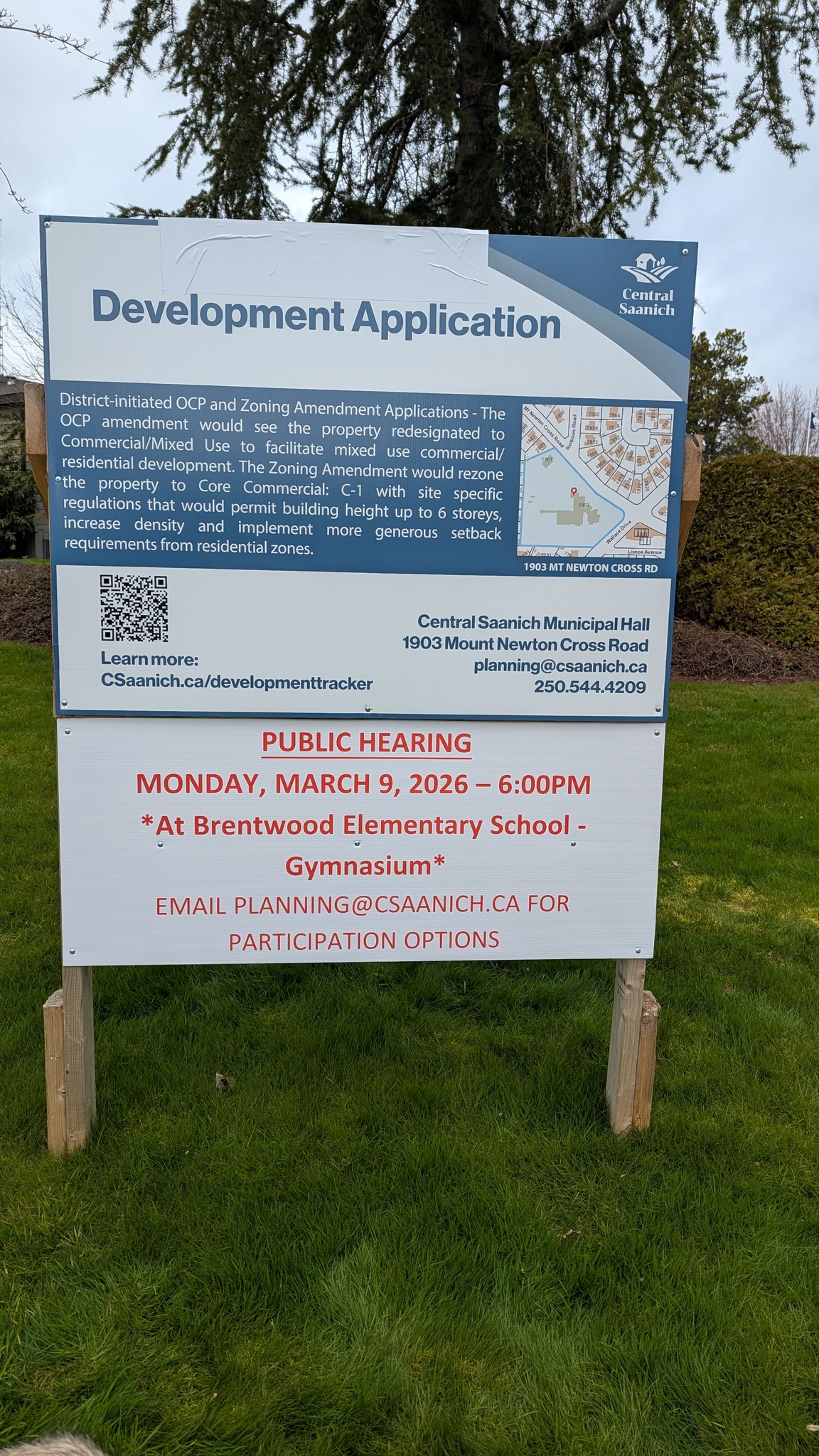 Central Saanich Talks | Public Hearing for 1903 Mt Newton X Road | Facebook