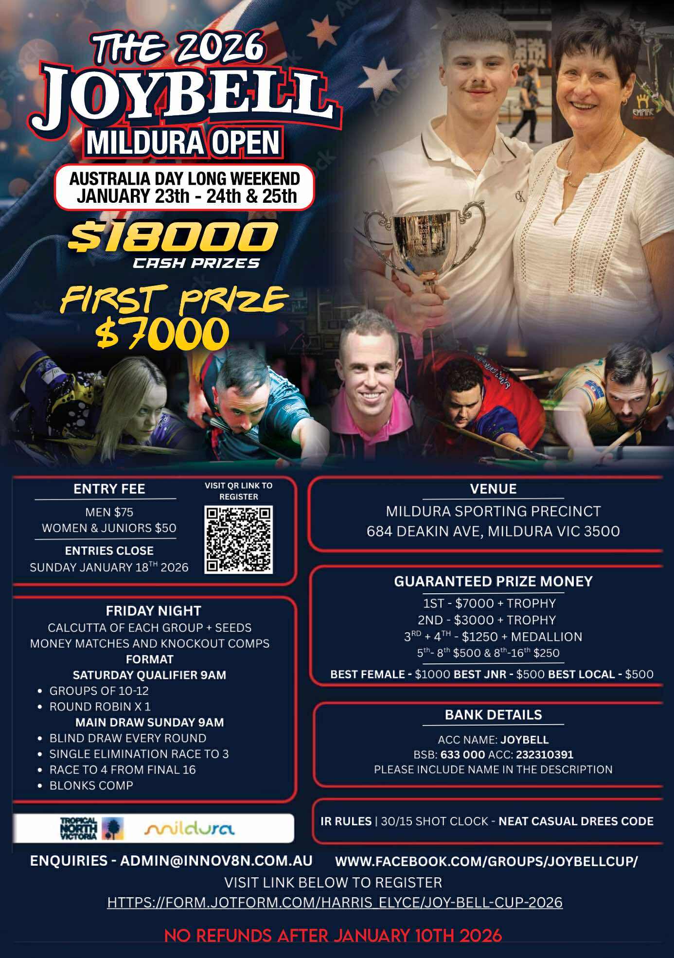 MELBOURNE POOL COMPS!! | 🎱 **The 2026 Joybell Cup – Mildura Open** 🎱 ...