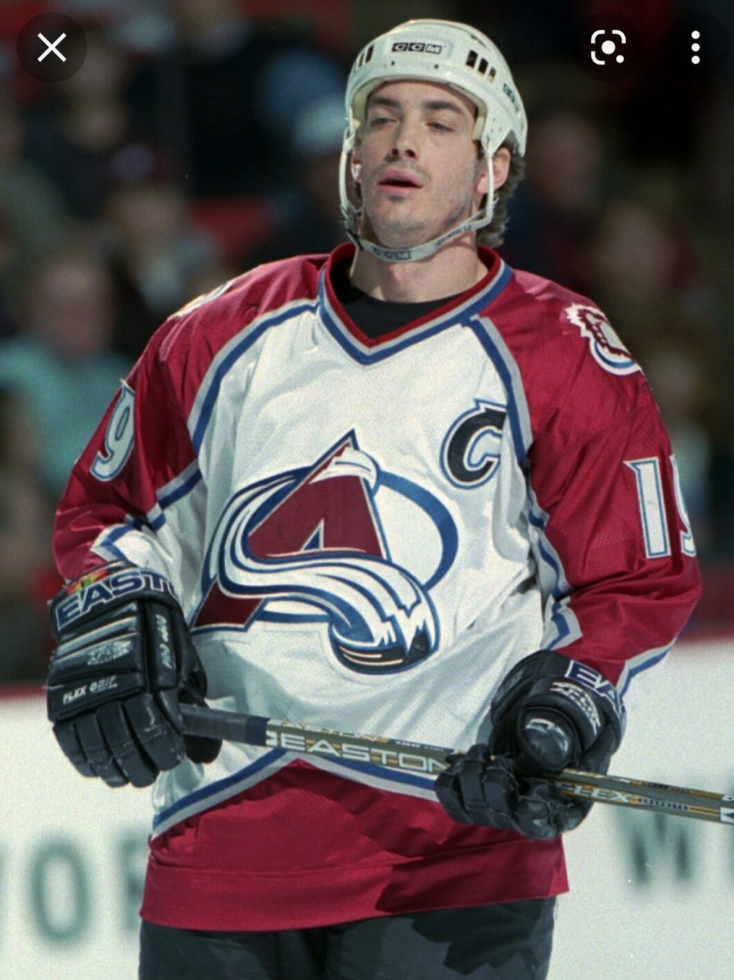Maillot Vintage Joe Sakic Colorado Avalanche 1996 - Finale Coupe Stanley - Taille 52 - Occasion