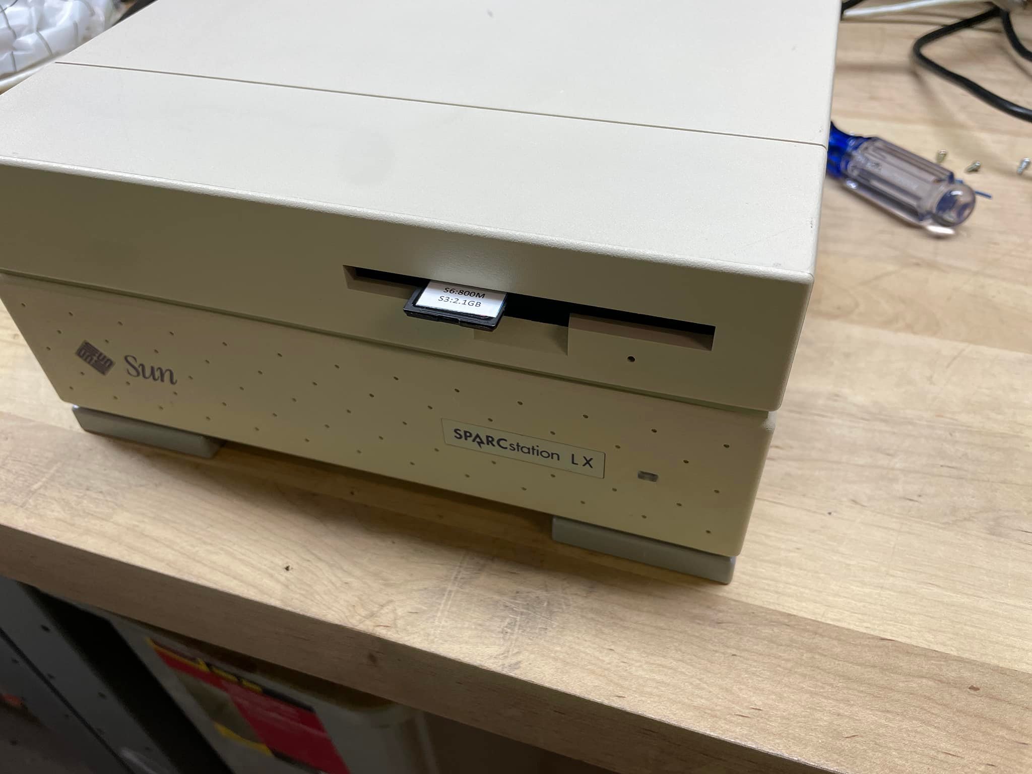 Modified LX with SCSI2SD and custom bracket