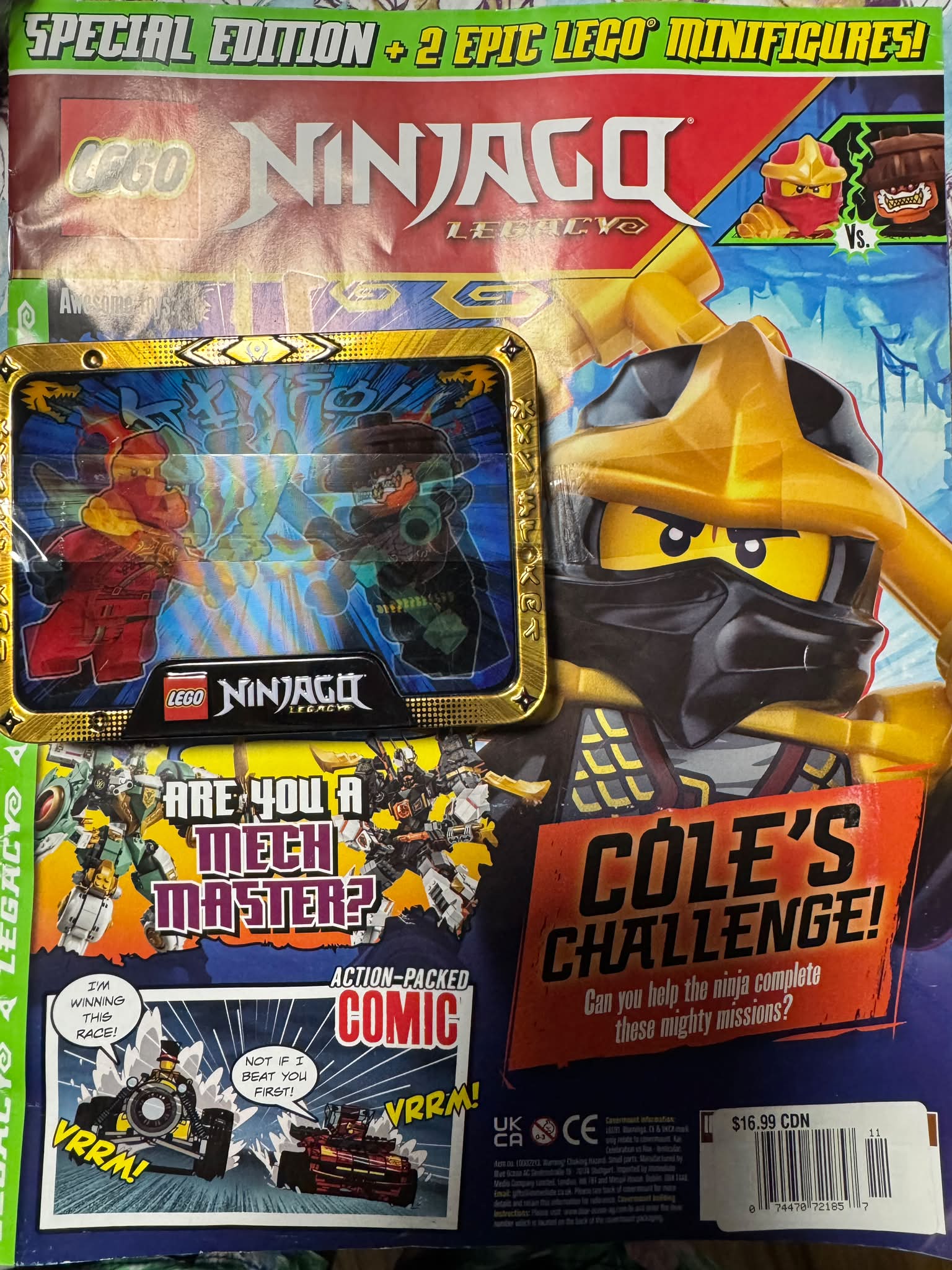 Unboxing the Lego Ninjago mystery box