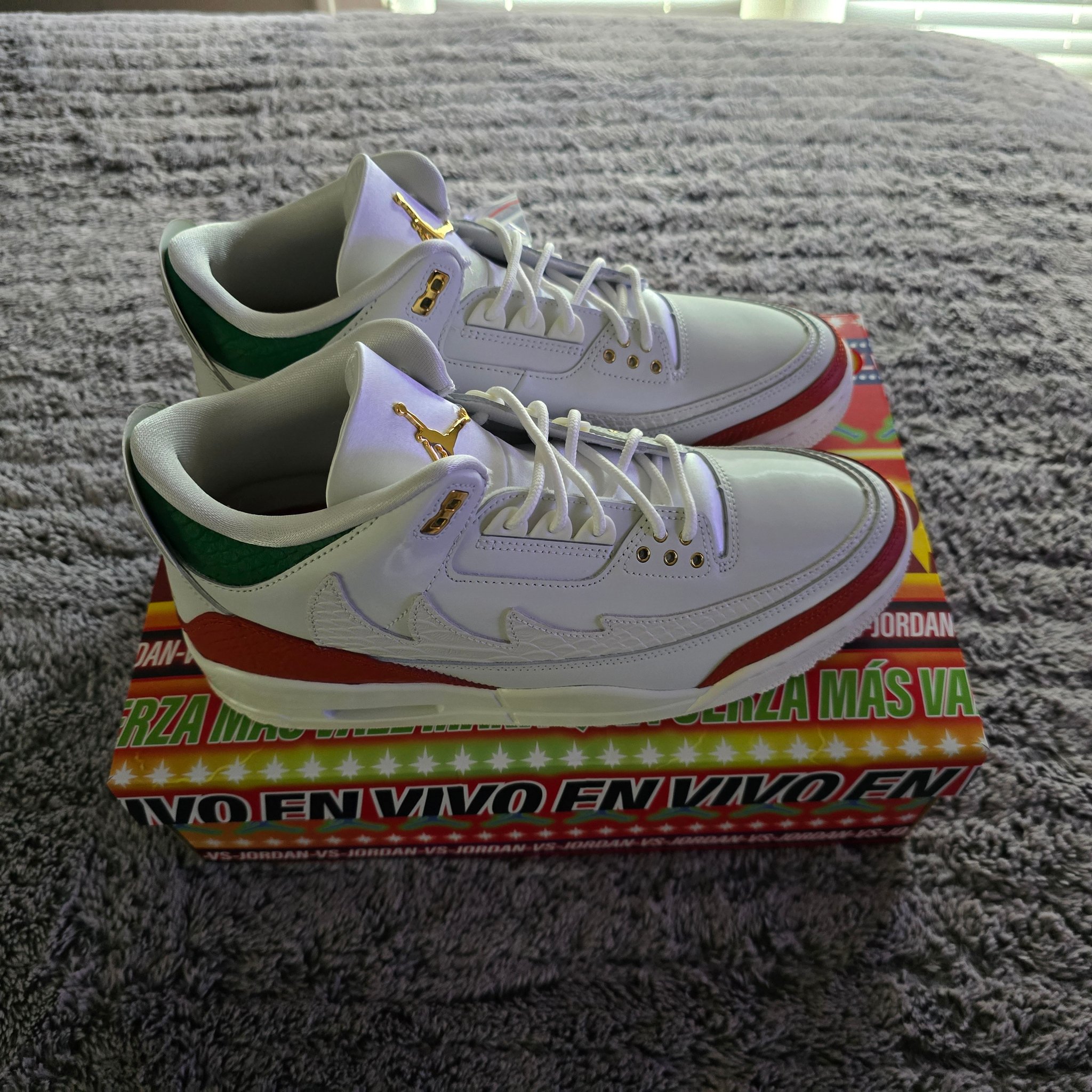 The Air Jordan 3 OG Mex “El GRITO” on the board for next month 