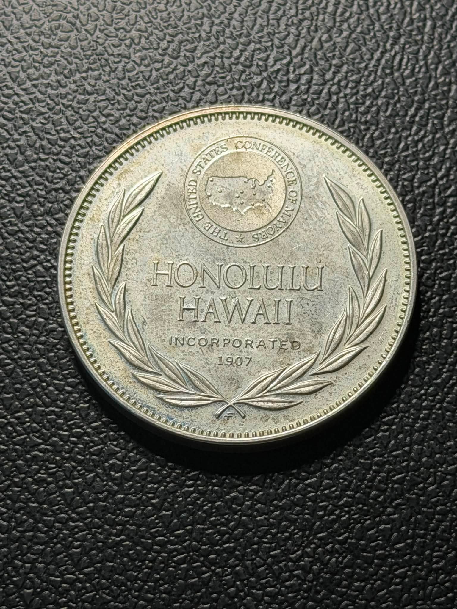 1971 Honolulu Hawaii silver coin for auction
