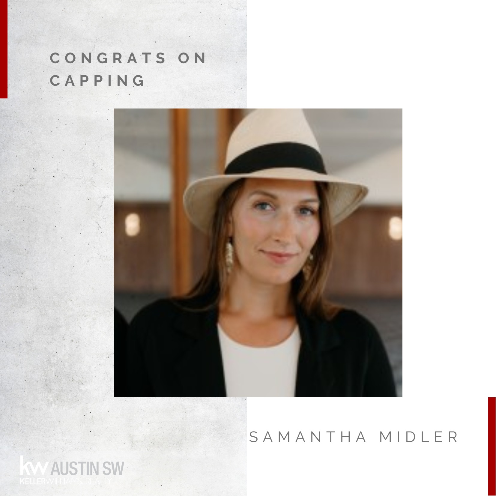 A huge congratulations to Samantha... - Keller Williams SWMC