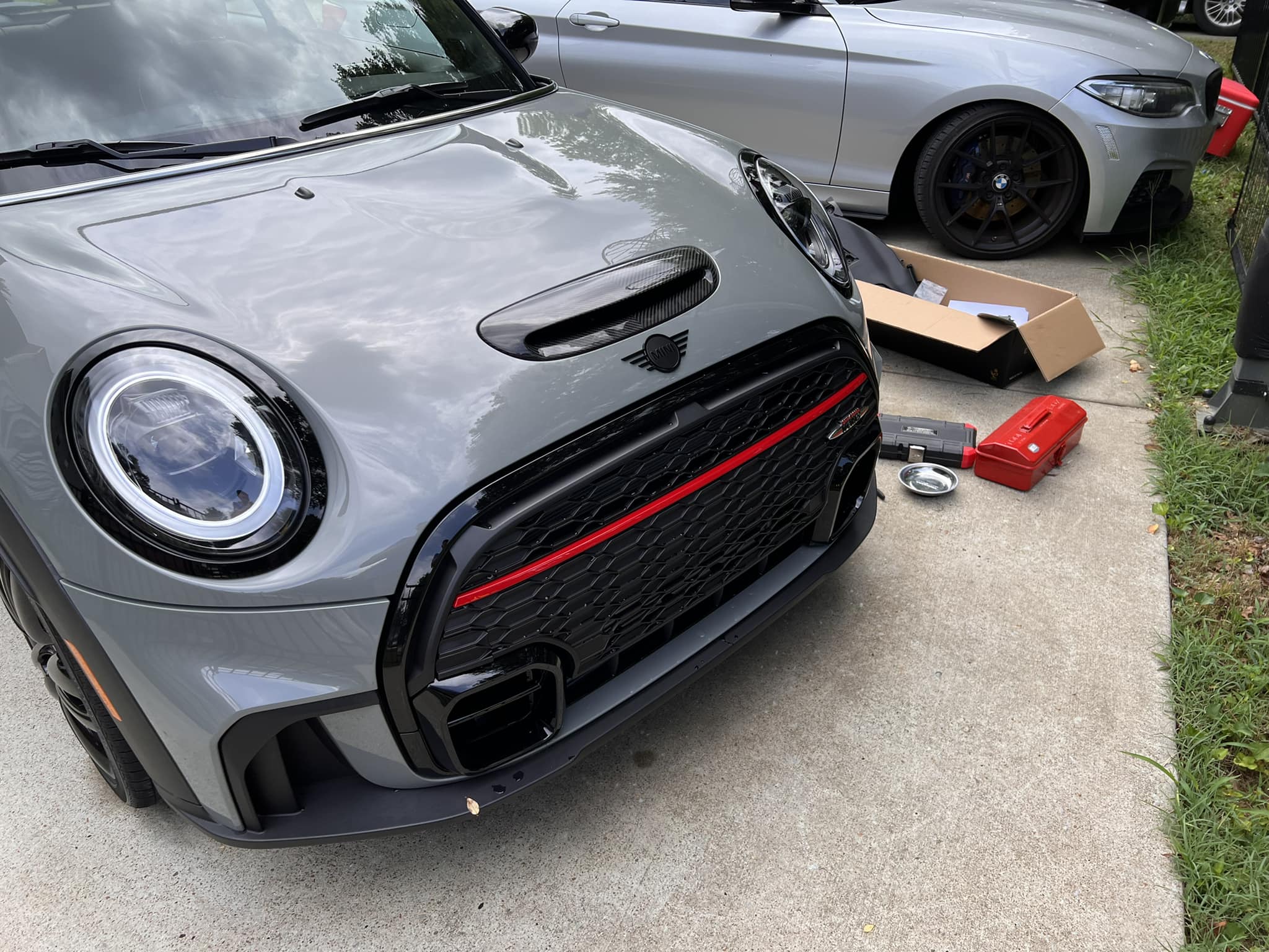 Got 205/40 r18 on my 2018 jcw wanting to know if anyone has gone