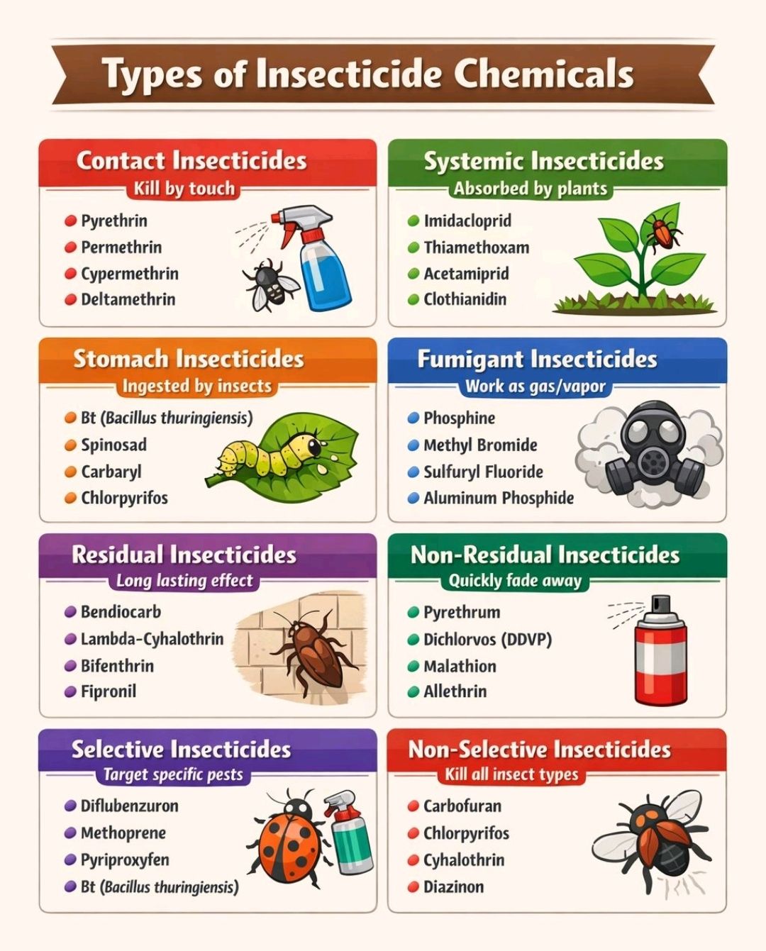 الملتقى العلمى للباحثين بالمراكز البحثية | 🐜 هل تعرف كيف تعمل مبيدات ...