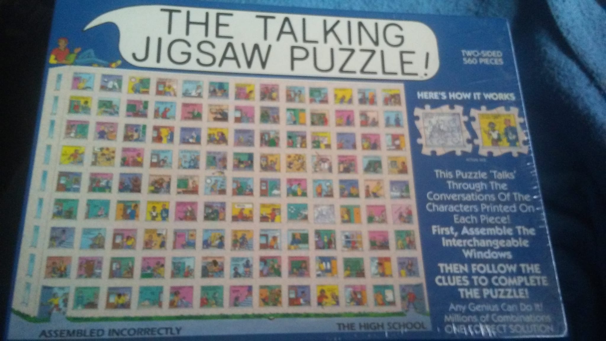 What is a talking puzzle in jigsaw puzzles?