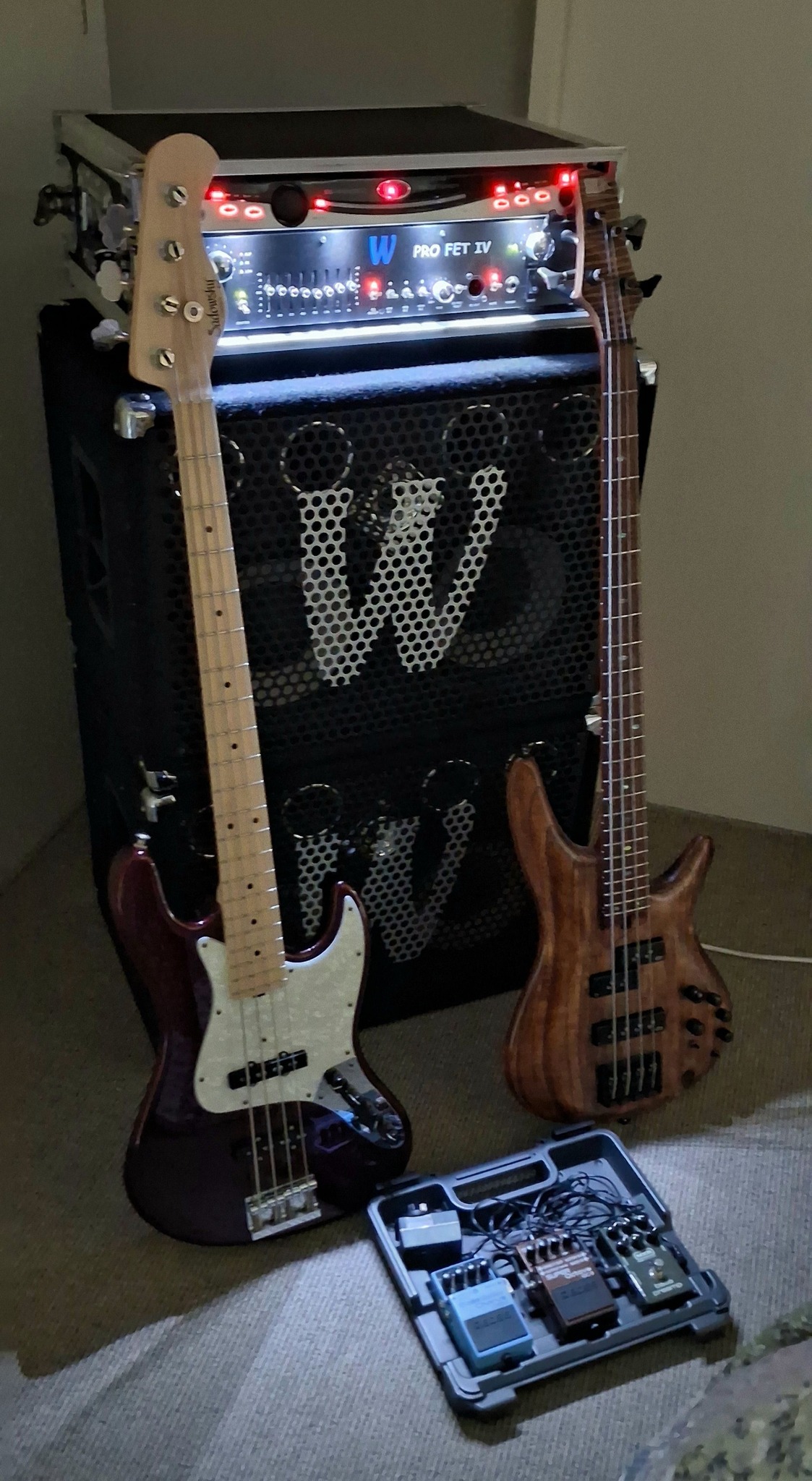 Warwick Pro Fet IV bass amp and WCA211 Pro cab still sound great