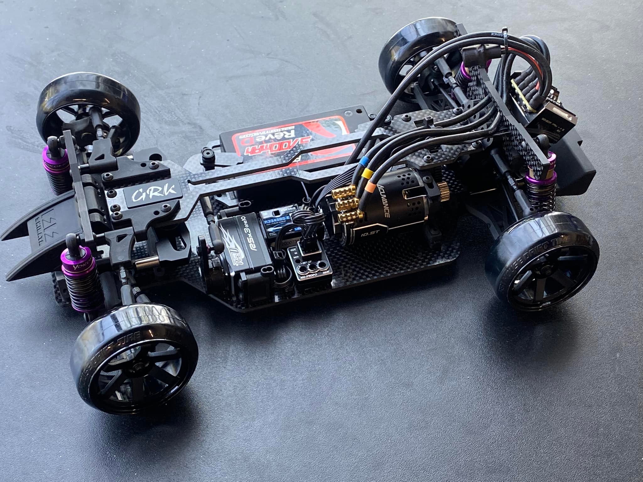 R31 House GRK 1/10 M size drift chassis kit GRKMV3 New Arrival