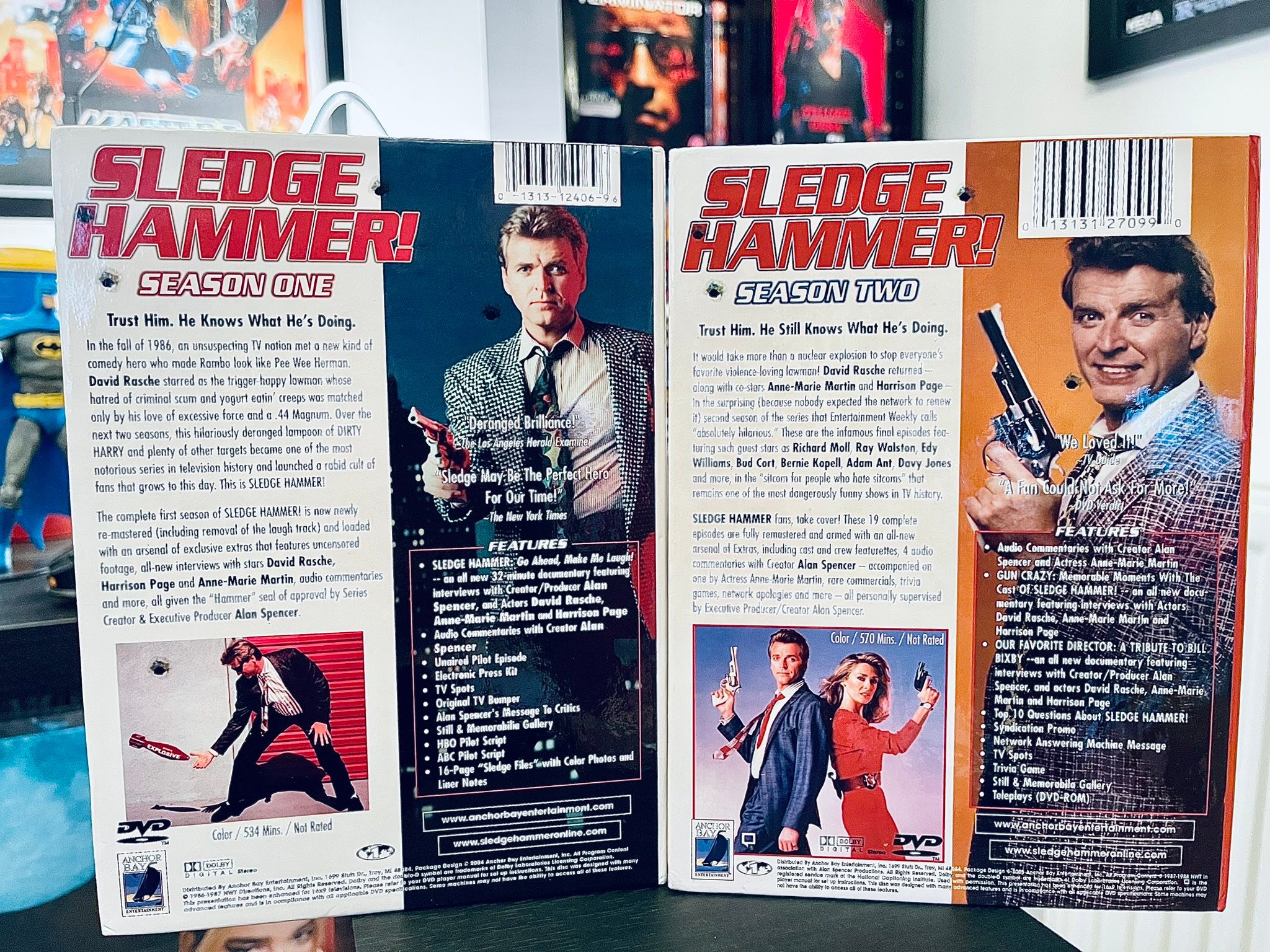 First haul of 2026 🤗 Sledge Hammer complete series, seasons 1&2