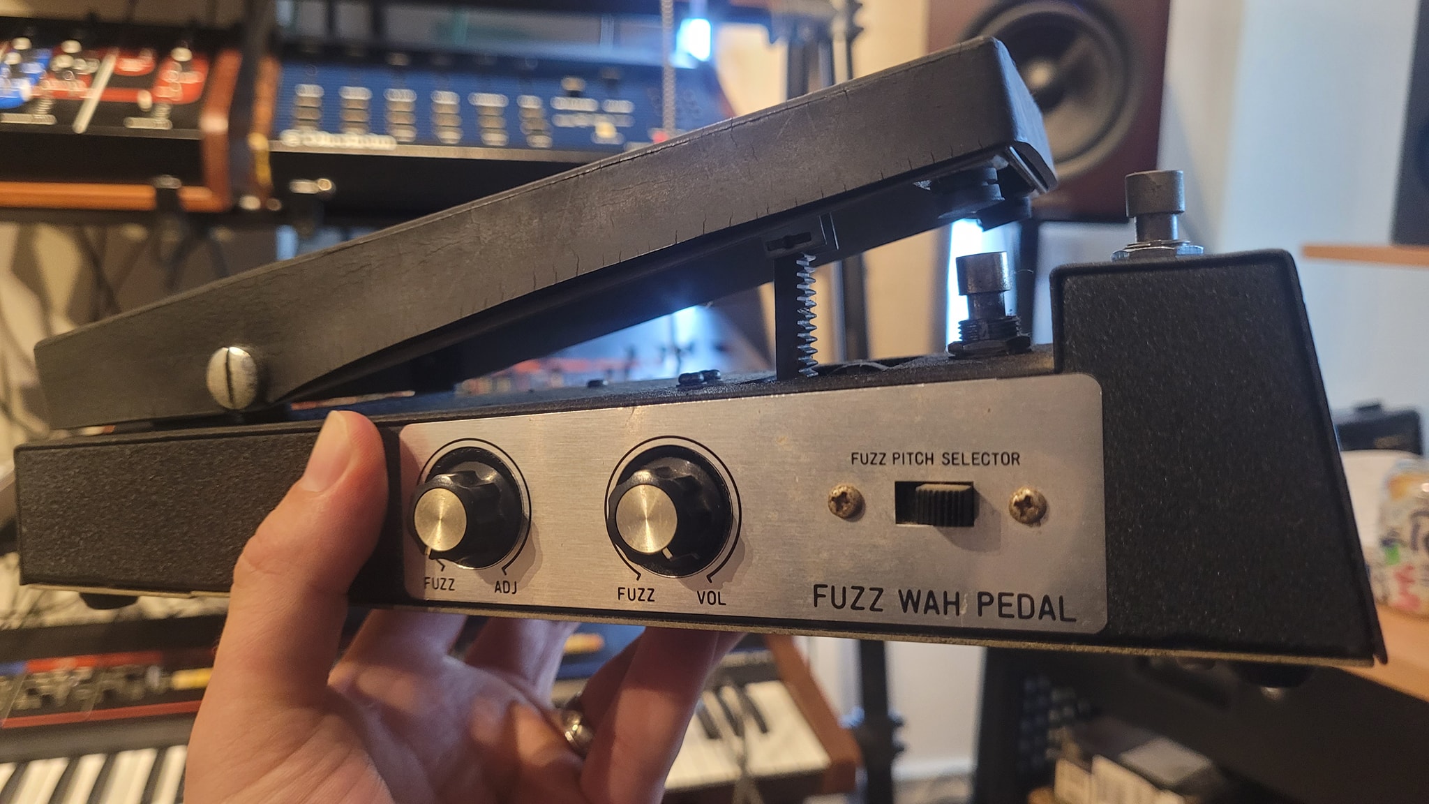Well, this is a fun one, the Shin-Ei Fuzz Wah! Does anyone know