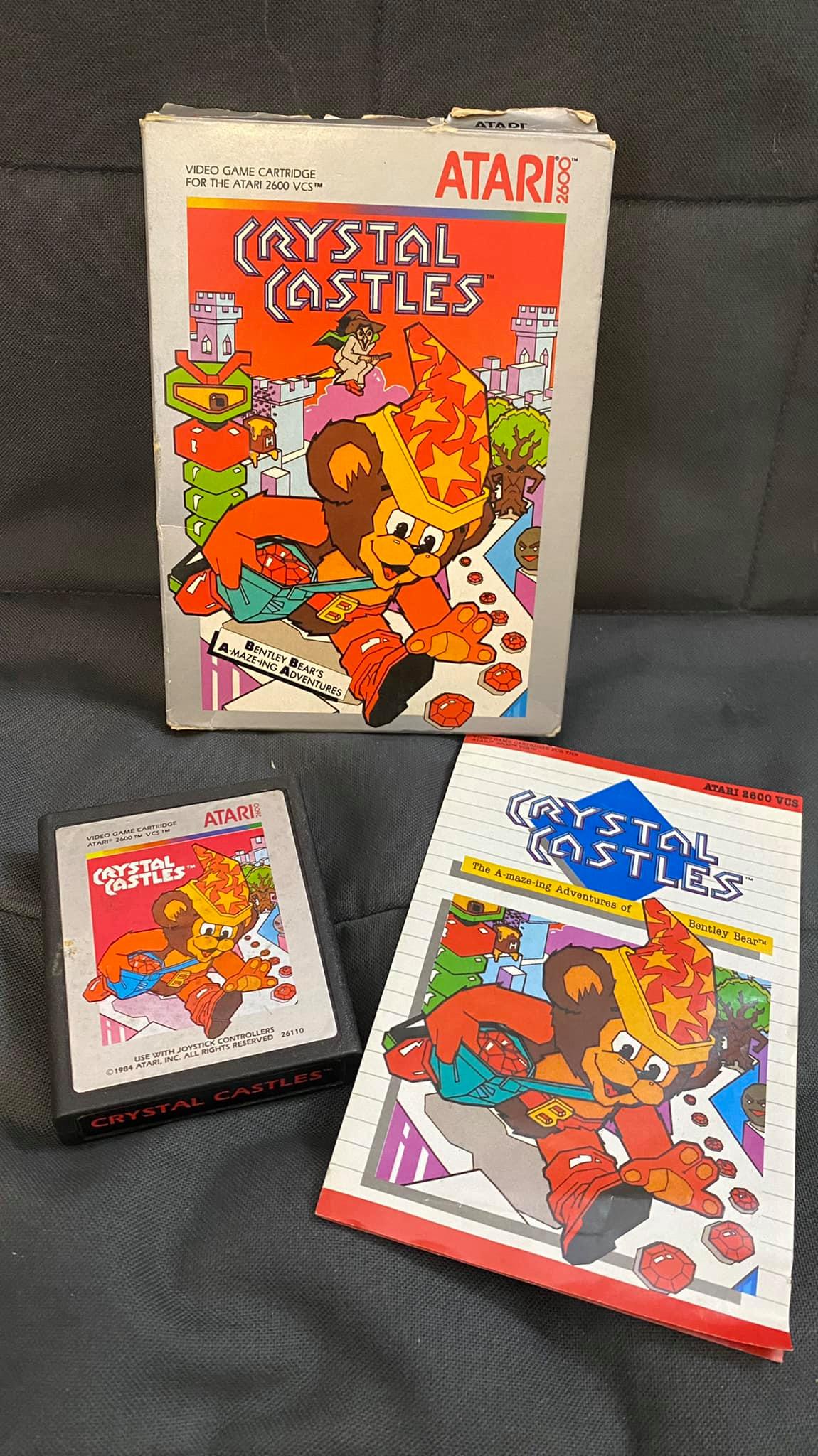 Jeu ATARI 2600 CRYSTAL CASTLES - Version Loose En Bon état