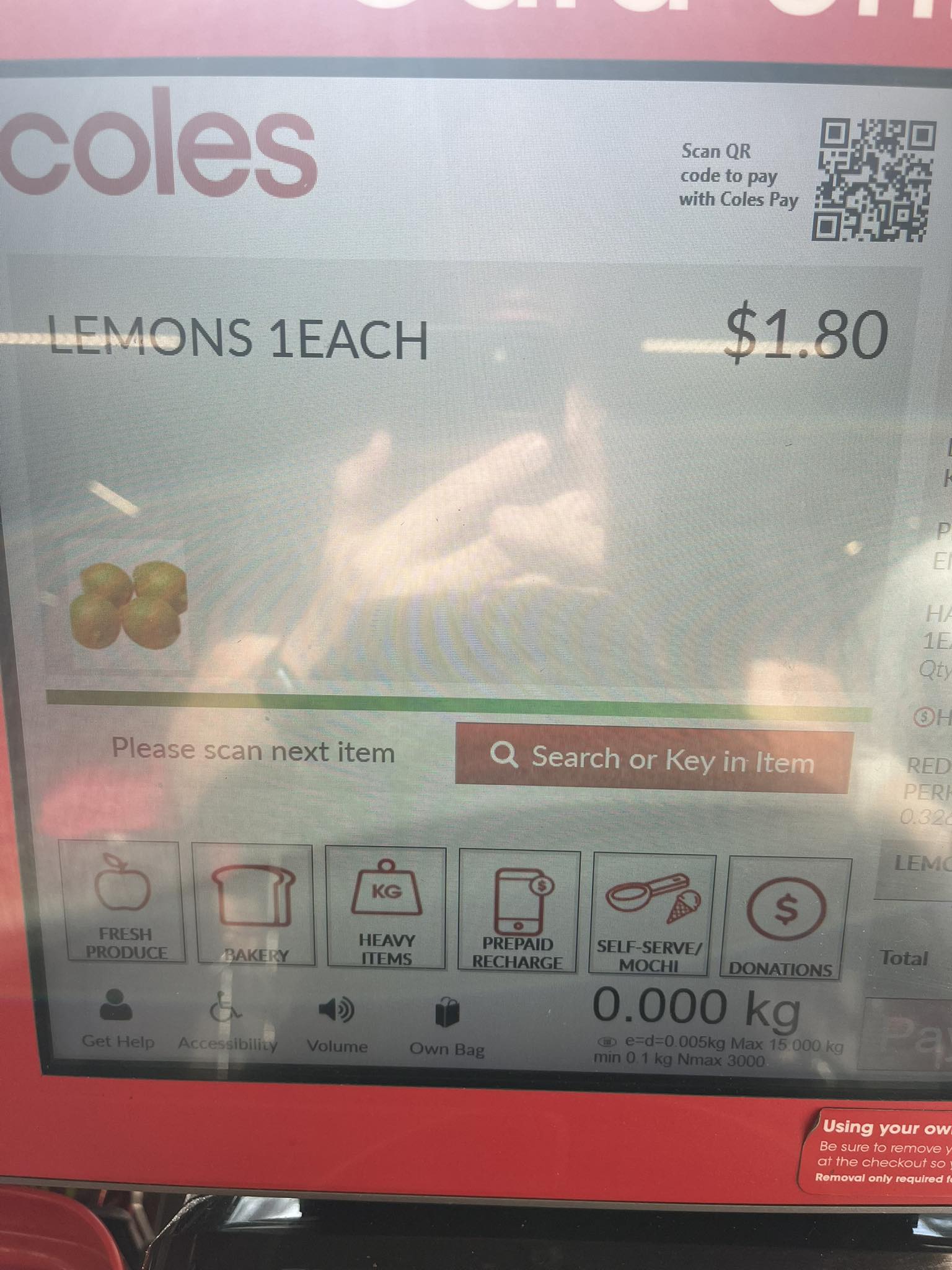 Alan - $1.80 for a small lemon in Australia. What’s worrying is the ...