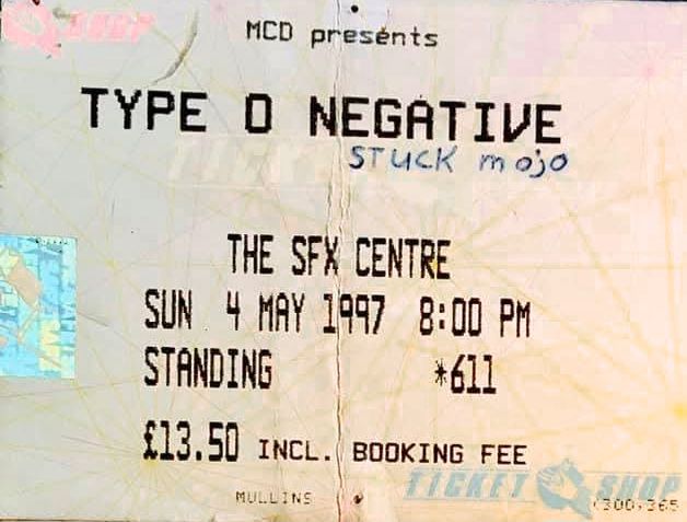 Type O Negative | I was very lucky to see TYPE O NEGATIVE on the ...